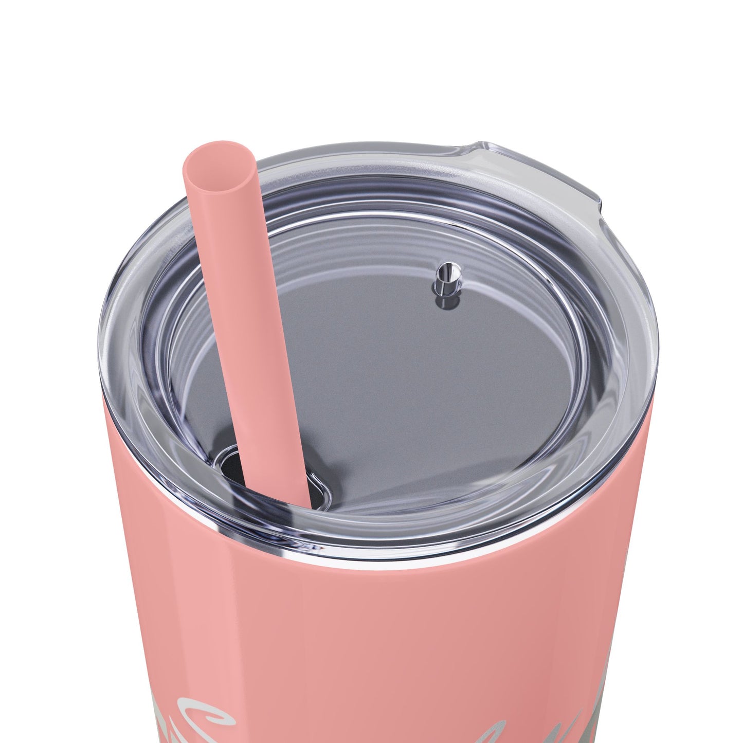 Silly boys EMS is for Girl Skinny Tumbler with Straw - 20oz Travel Cup