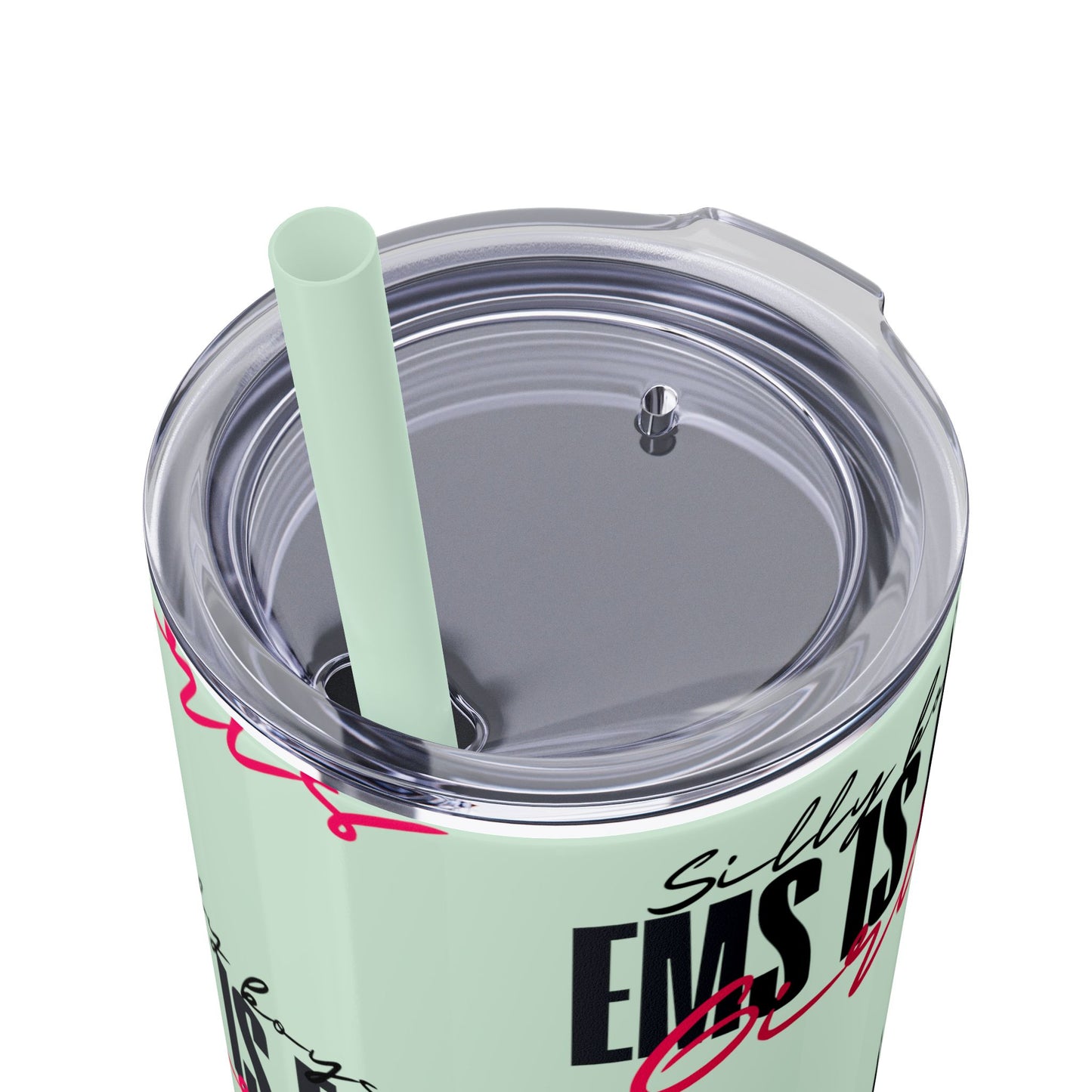 Silly Boys Skinny Tumbler with Straw, 20oz - Perfect Gift for EMT & Paramedics Celebrations