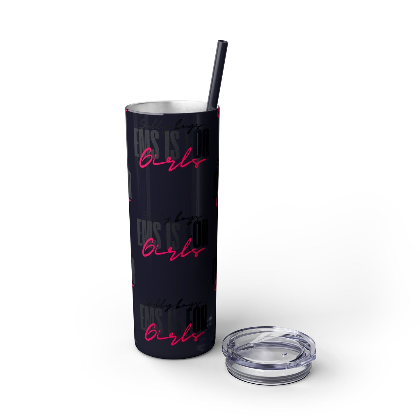 Silly Boys Skinny Tumbler with Straw, 20oz - Perfect Gift for EMT & Paramedics Celebrations
