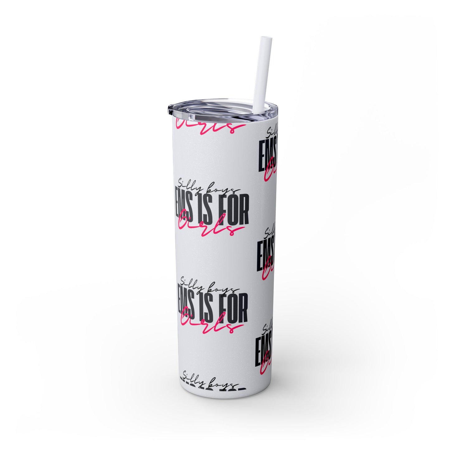 Silly Boys Skinny Tumbler with Straw, 20oz - Perfect Gift for EMT & Paramedics Celebrations