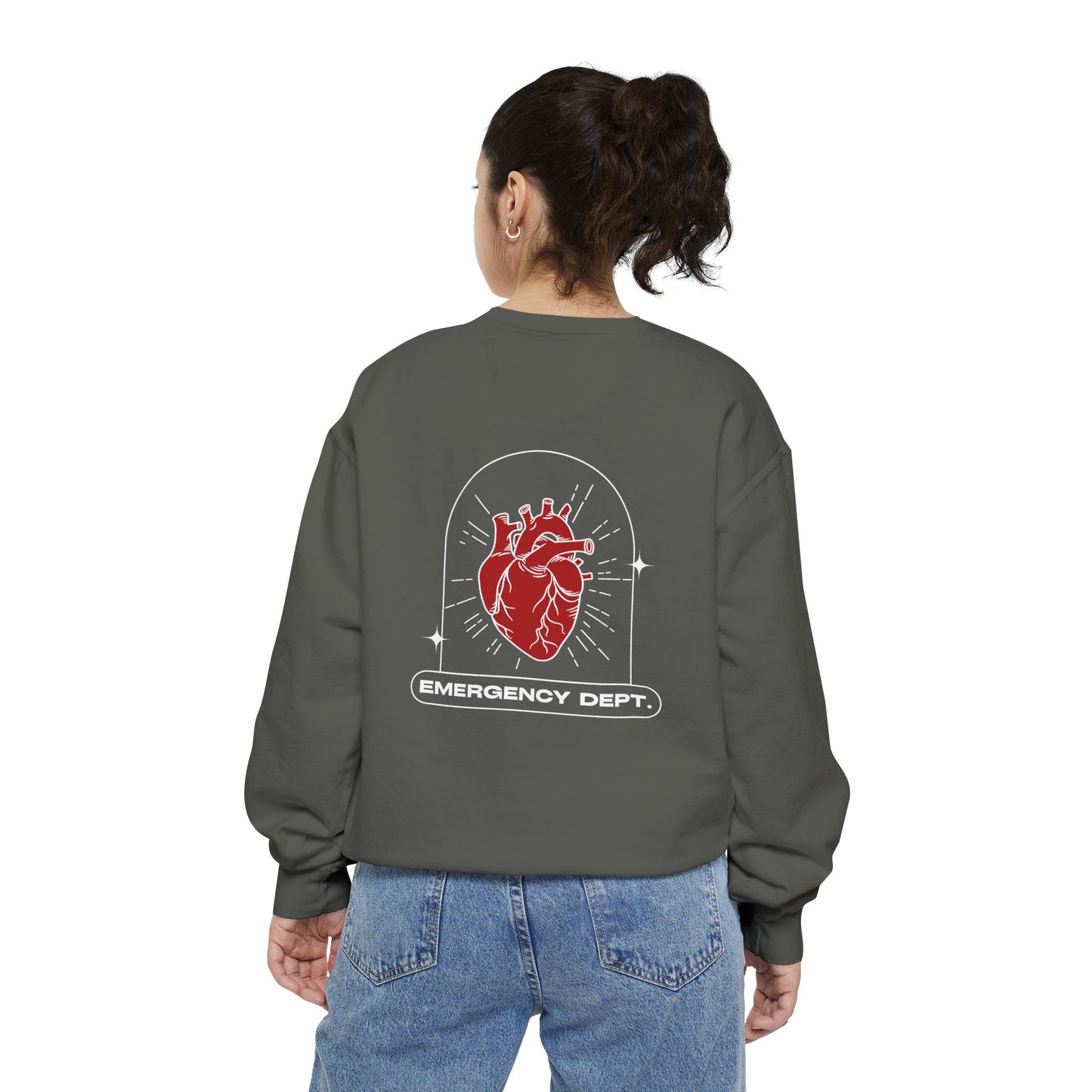 Emergency room sweatshirt| sweatshirt for nurses | emergency dept.