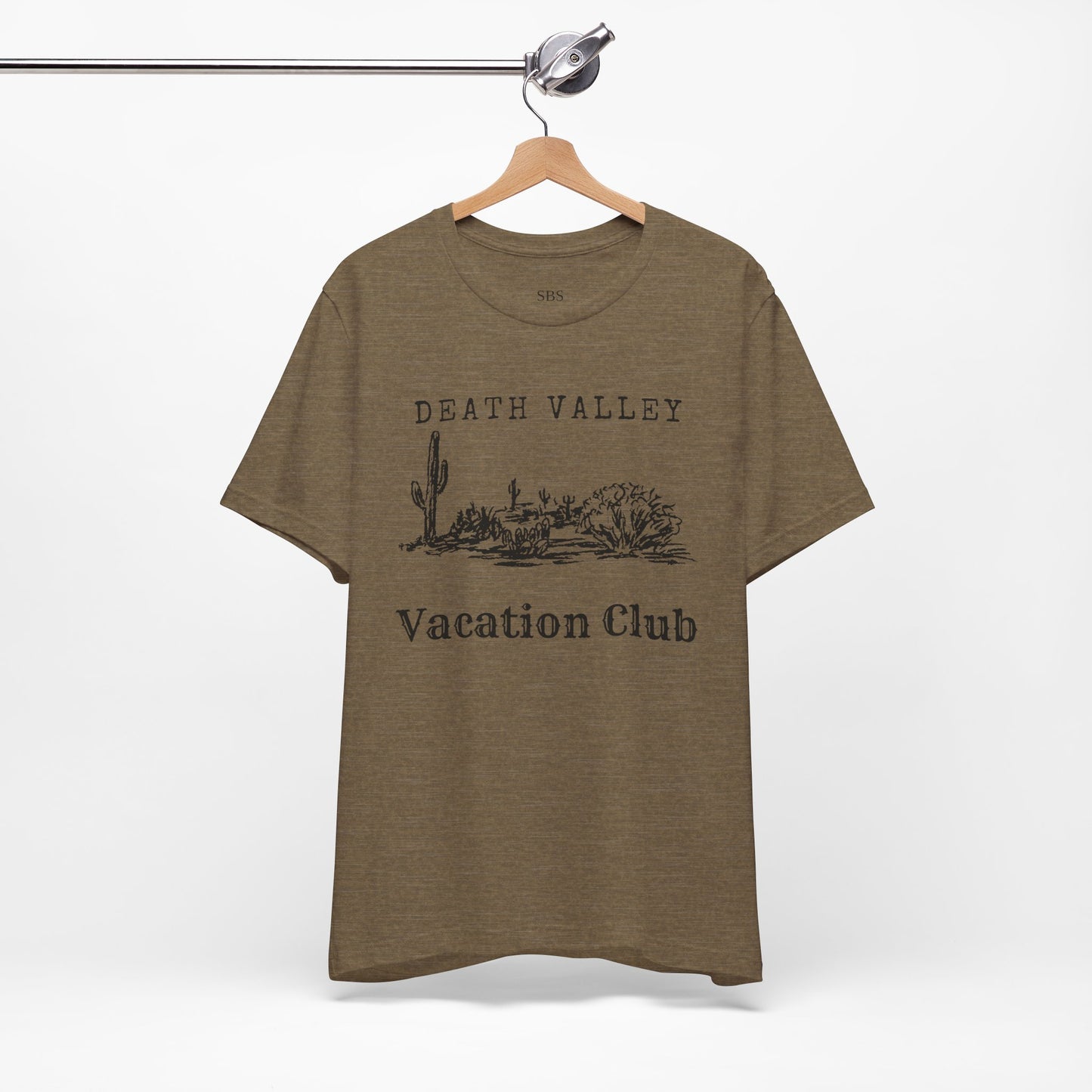 Death Valley Vacation Club Unisex Tee - Casual Cactus Graphic T-Shirt