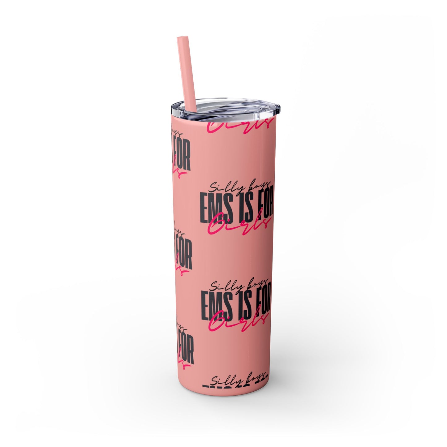 Silly Boys Skinny Tumbler with Straw, 20oz - Perfect Gift for EMT & Paramedics Celebrations