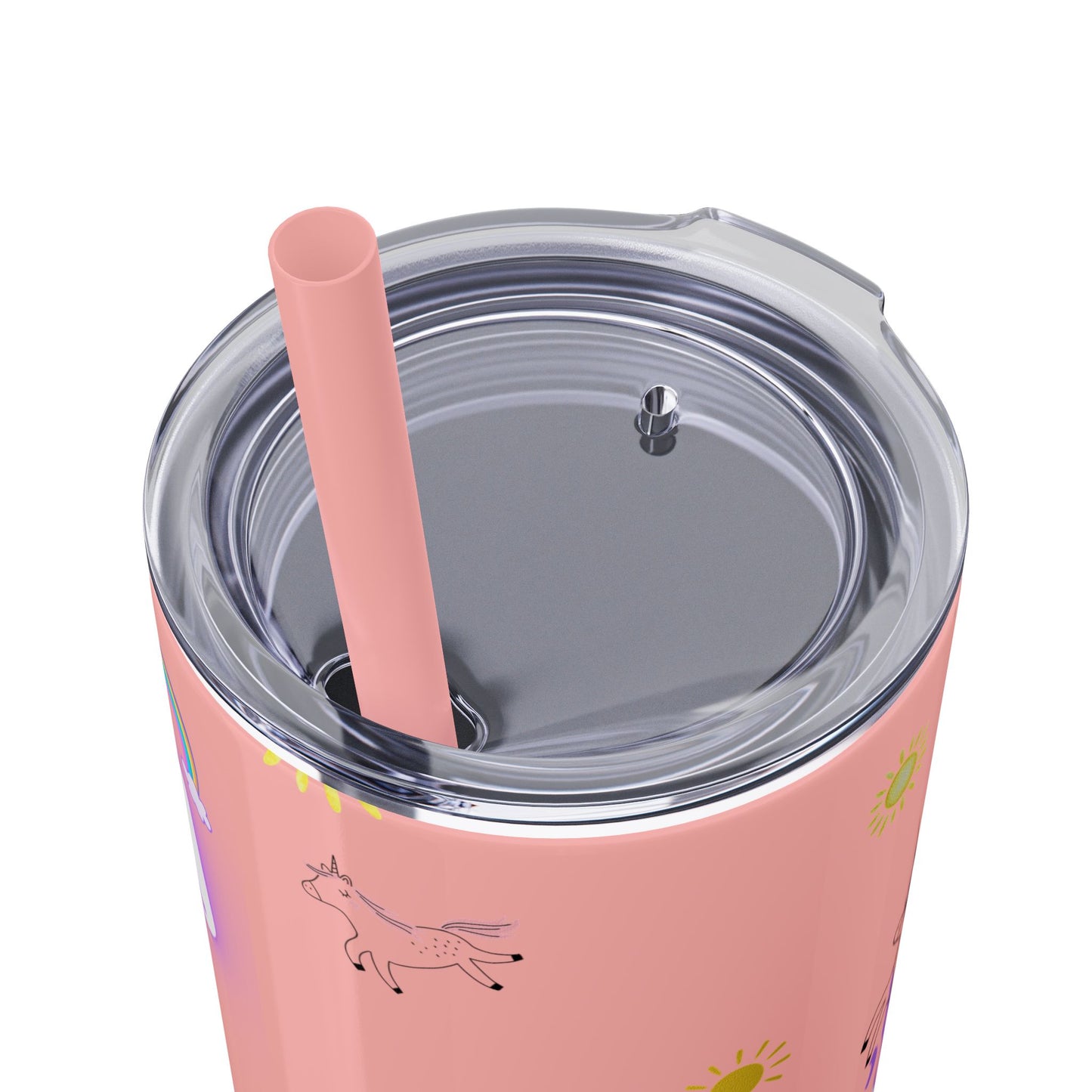 Motivational Unicorn Tumbler - 20oz "Livin' the Dream" funny gift for nurses, EMT’s, paramedics