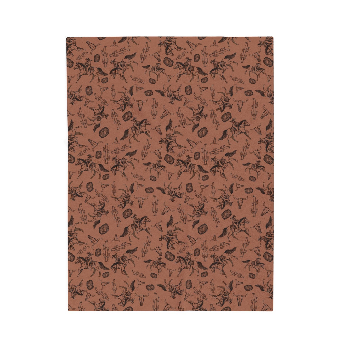 Cowgirl Rustic Western Velveteen blanket