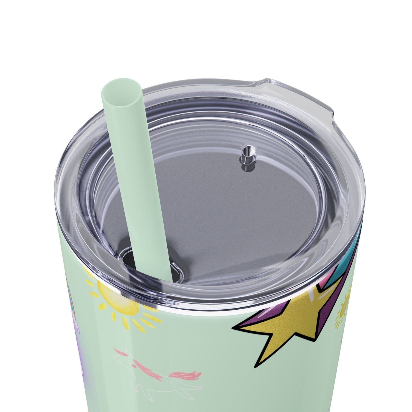 Living the Dream Skinny Tumbler with Straw - 20oz Inspirational Drinkware funny gift for nurses, EMT’s, paramedics, teachers