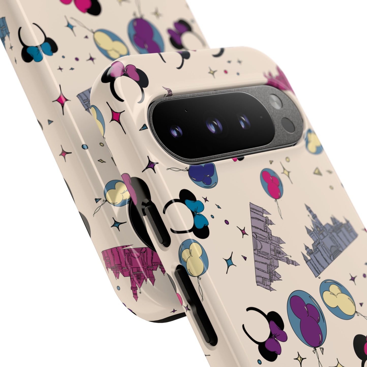 Whimsical Phone Case - Colorful Disney-Inspired Design