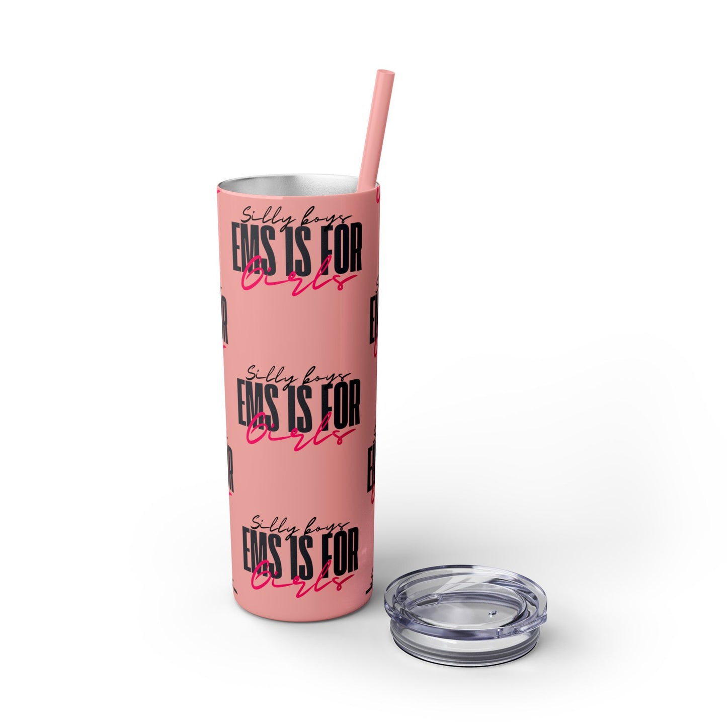 Silly Boys Skinny Tumbler with Straw, 20oz - Perfect Gift for EMT & Paramedics Celebrations