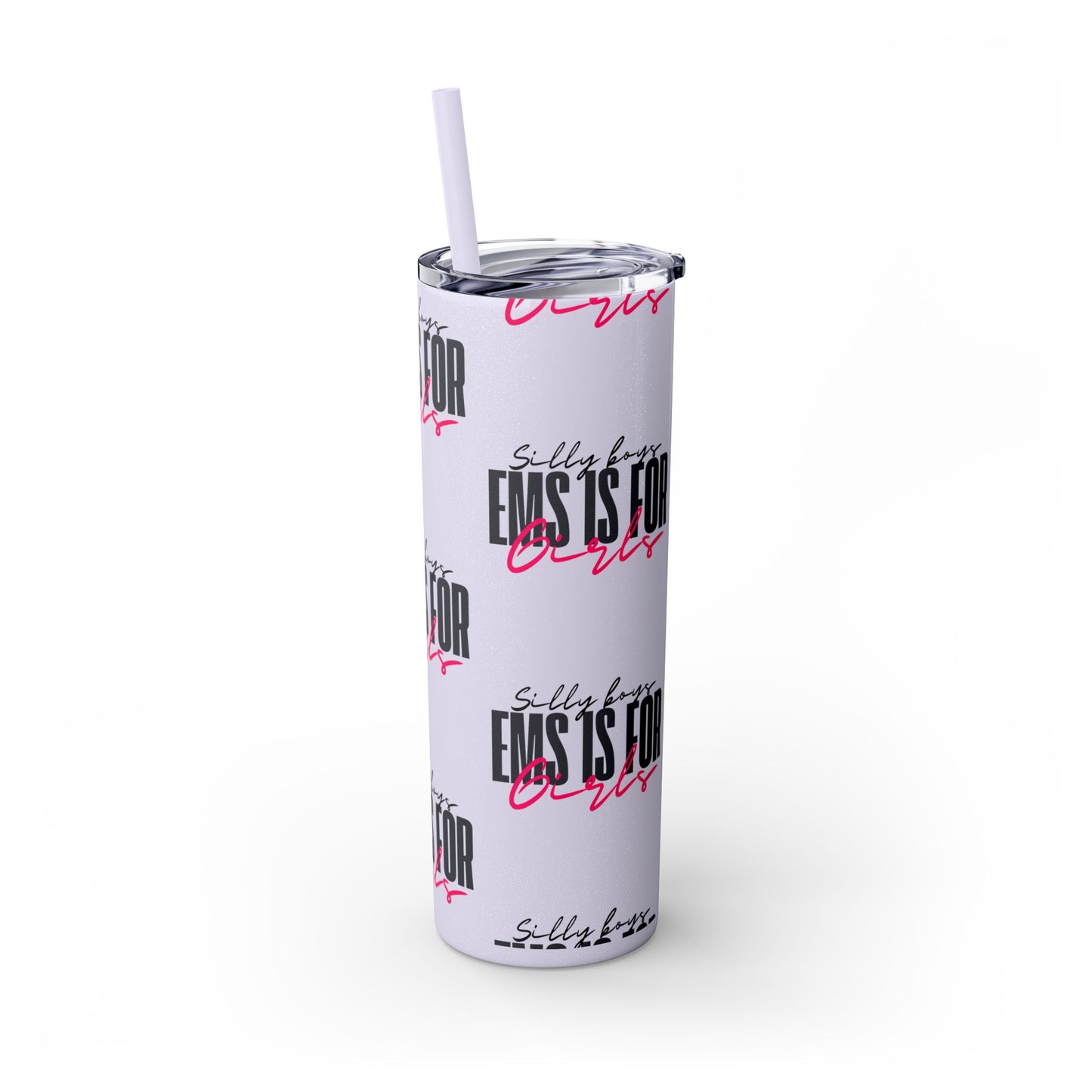 Silly Boys Skinny Tumbler with Straw, 20oz - Perfect Gift for EMT & Paramedics Celebrations