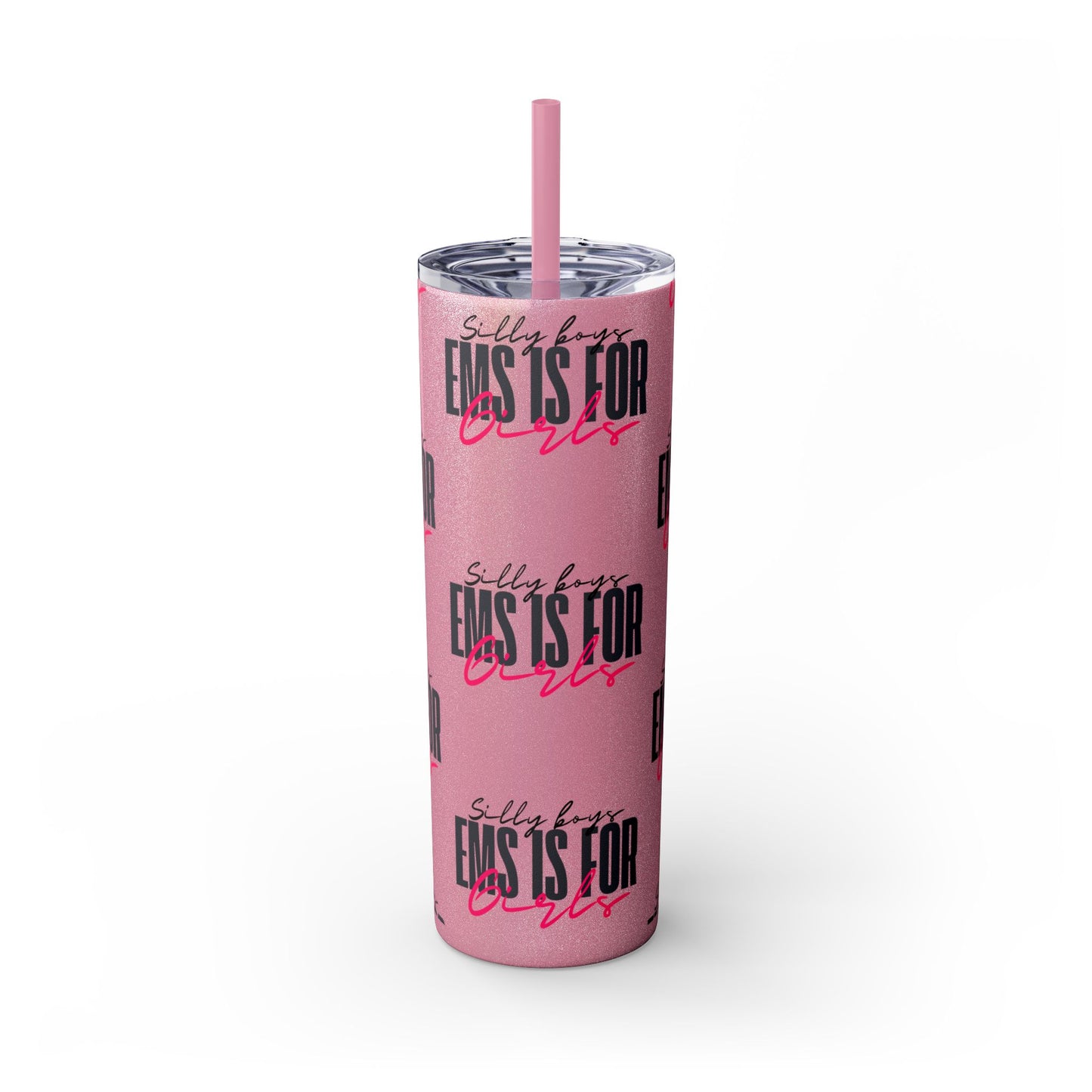 Silly Boys Skinny Tumbler with Straw, 20oz - Perfect Gift for EMT & Paramedics Celebrations
