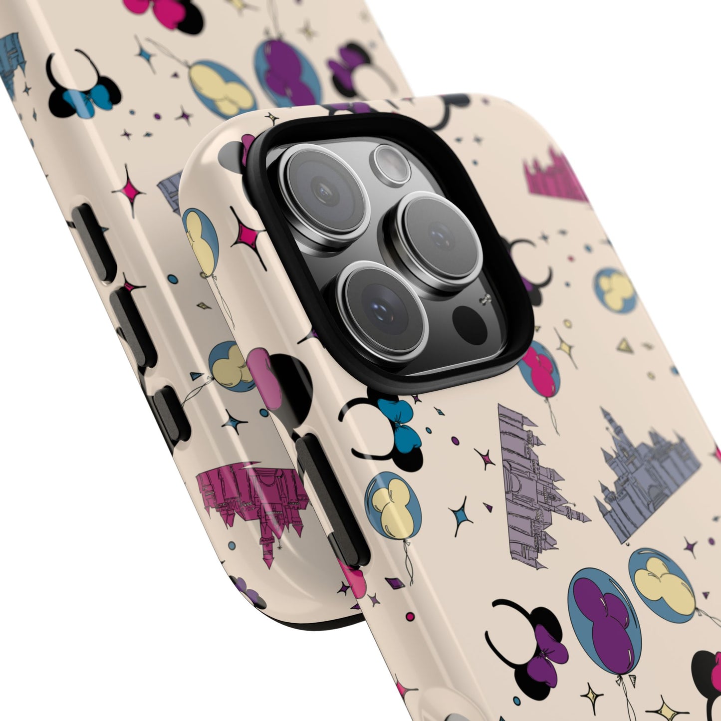 Whimsical Phone Case - Colorful Disney-Inspired Design