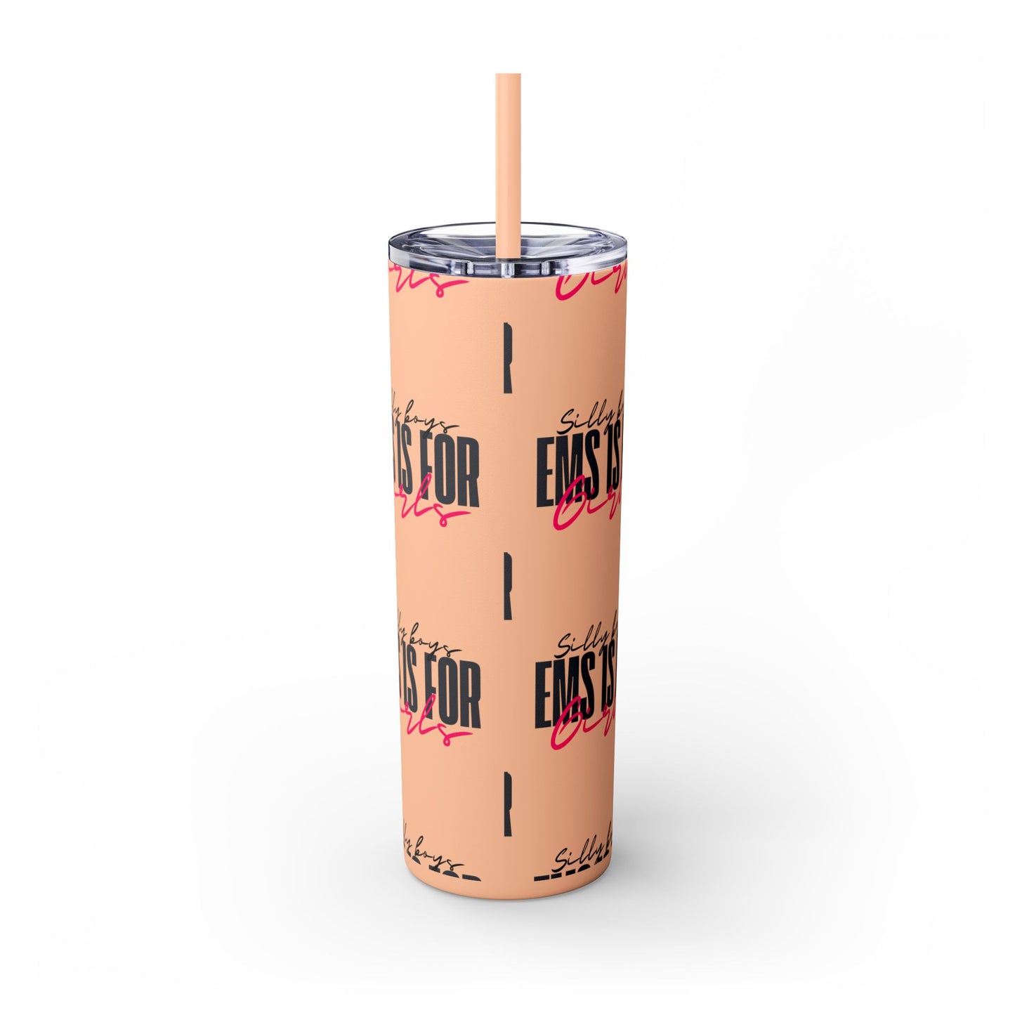 Silly Boys Skinny Tumbler with Straw, 20oz - Perfect Gift for EMT & Paramedics Celebrations