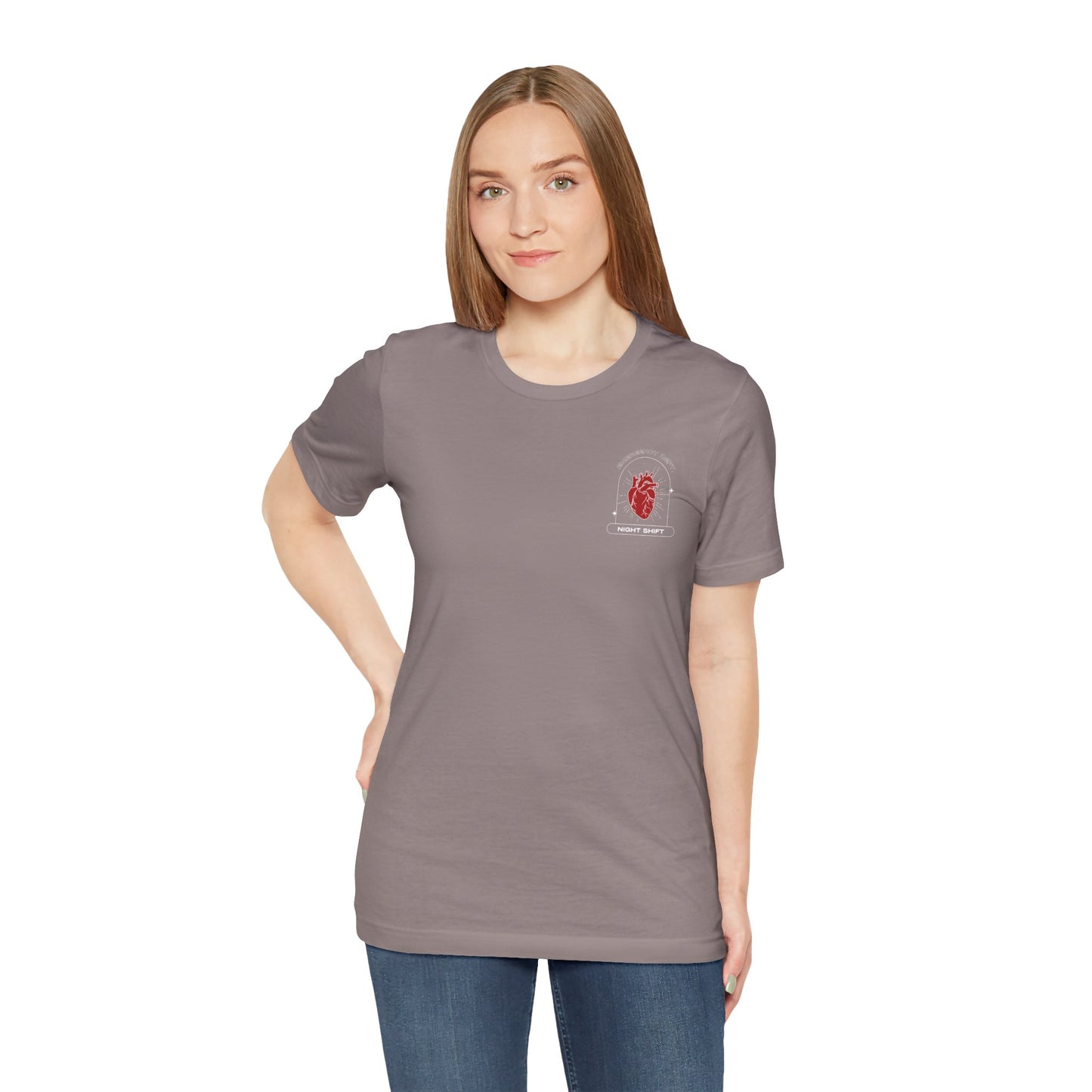 Emergency Department Printed Unisex Tee - Casual Comfort, Gift for Heart Lovers, Everyday Wear, Unique Style, Casual T-Shirt