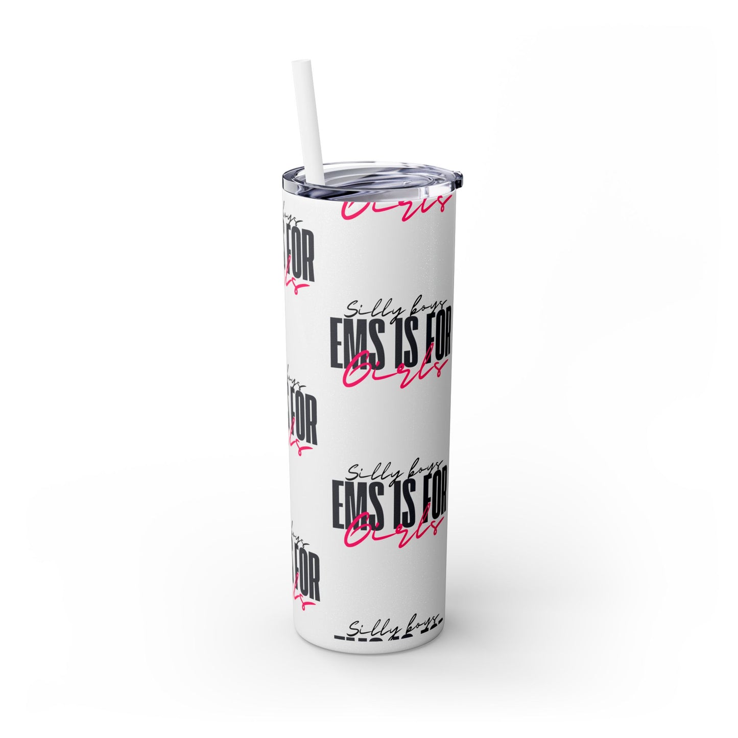 Silly Boys Skinny Tumbler with Straw, 20oz - Perfect Gift for EMT & Paramedics Celebrations