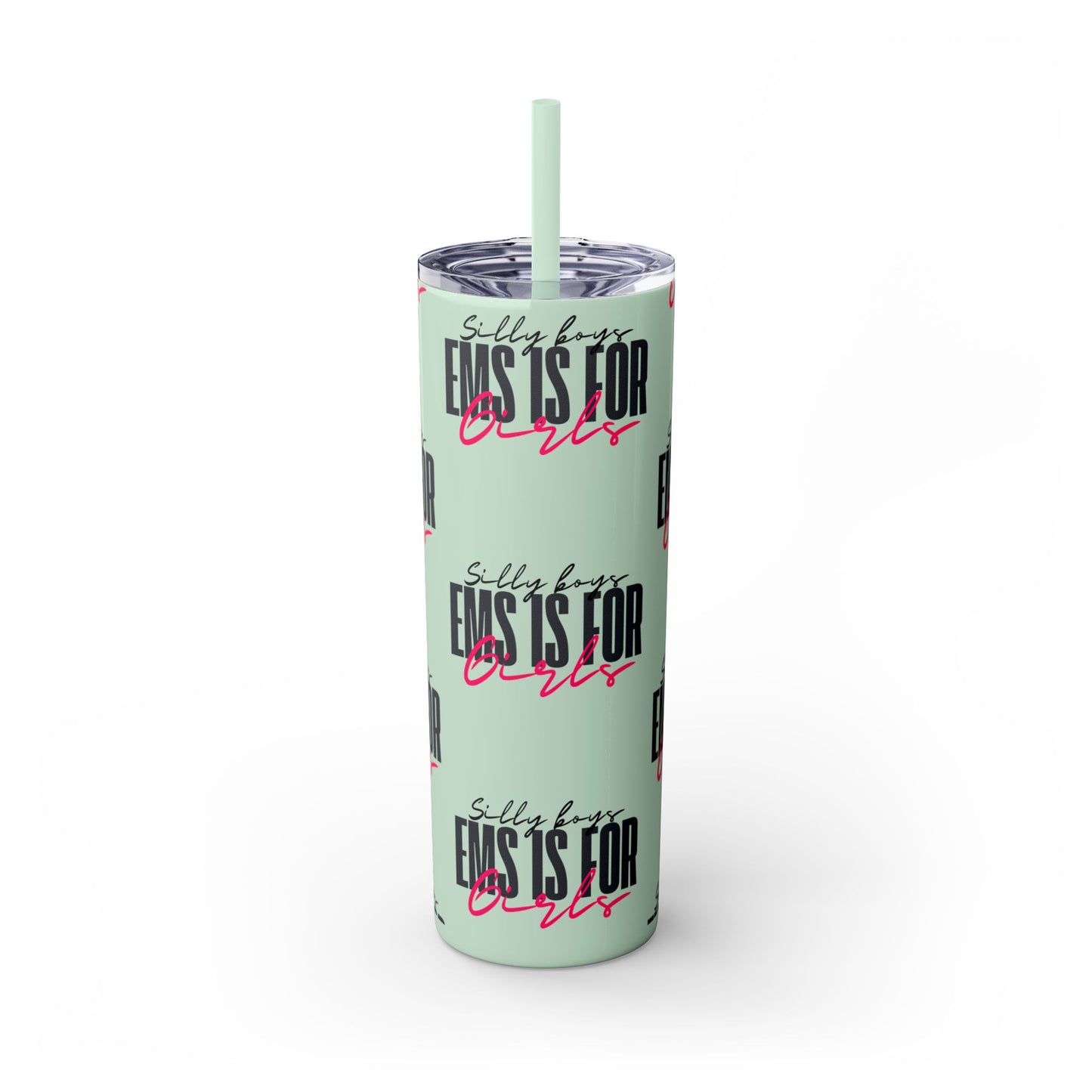 Silly Boys Skinny Tumbler with Straw, 20oz - Perfect Gift for EMT & Paramedics Celebrations