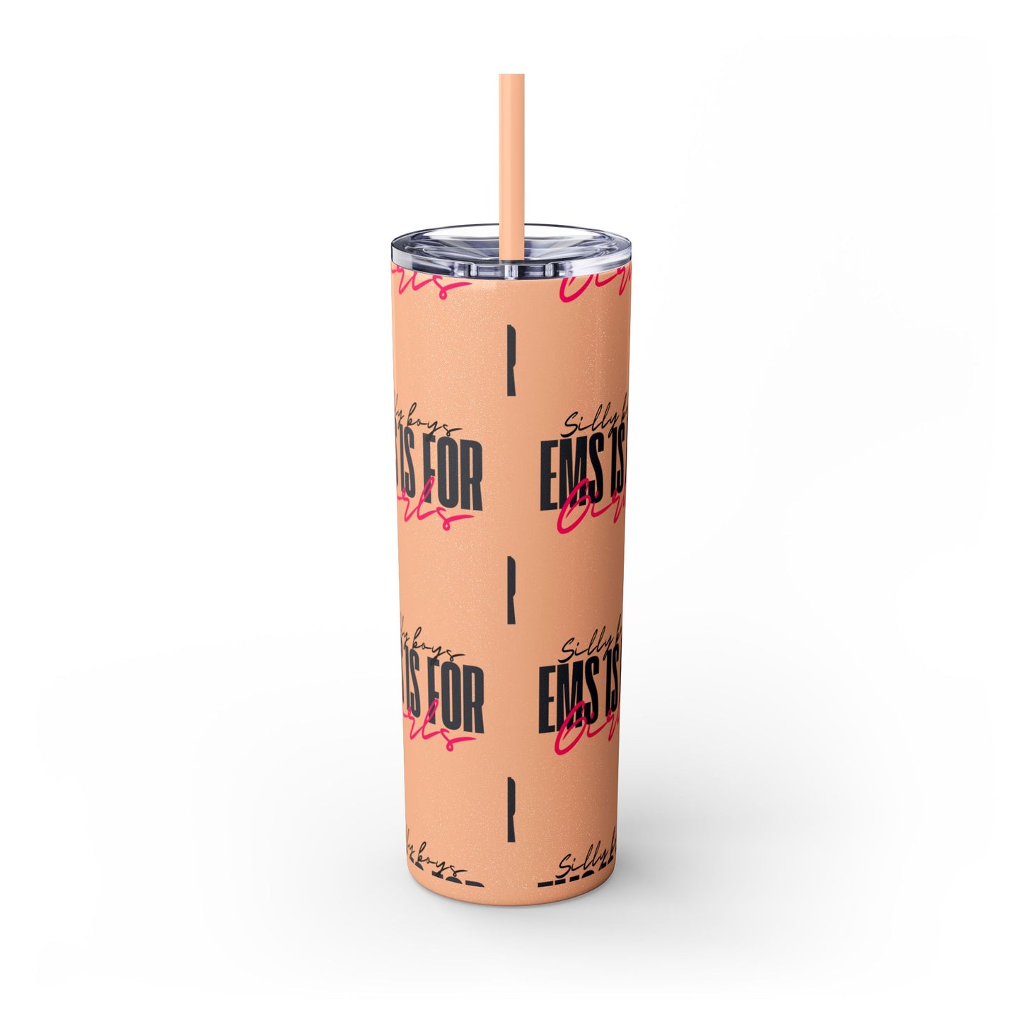 Silly Boys Skinny Tumbler with Straw, 20oz - Perfect Gift for EMT & Paramedics Celebrations