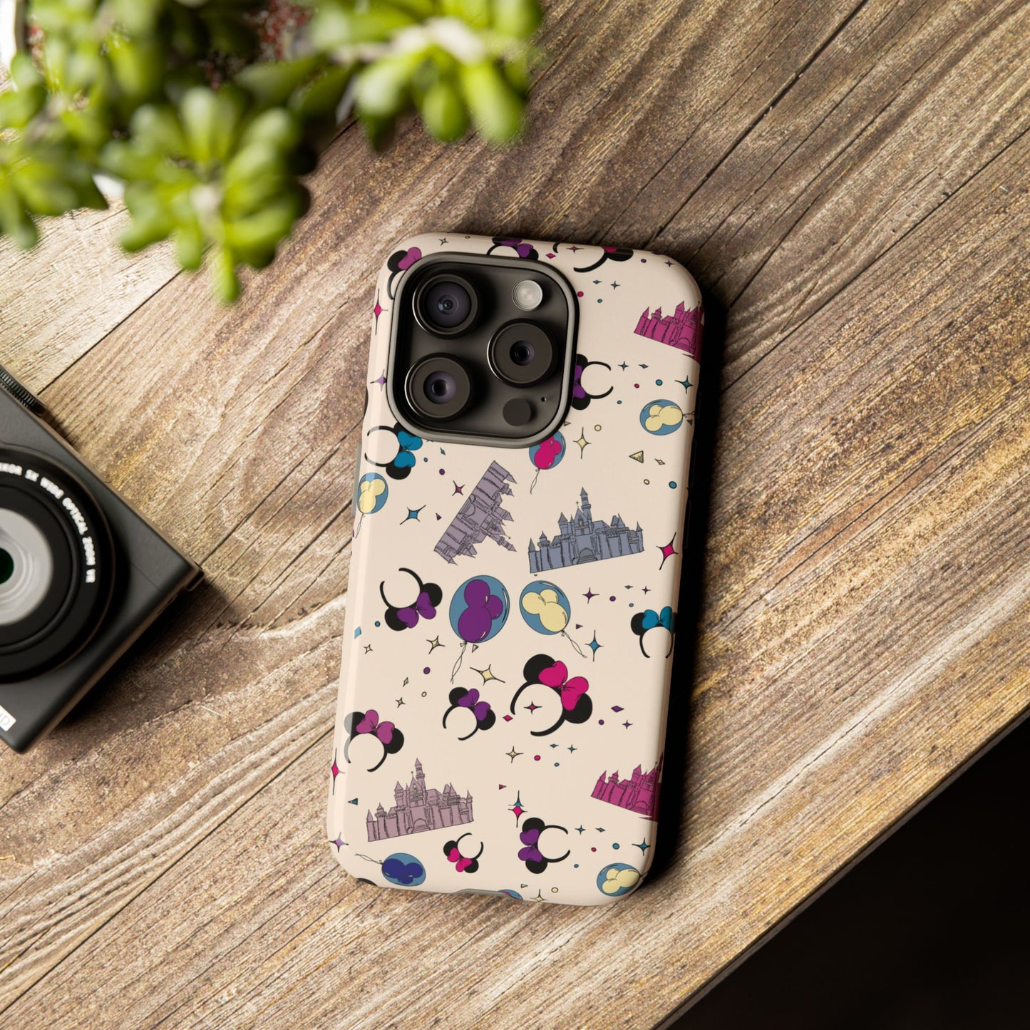 Whimsical Phone Case - Colorful Disney-Inspired Design