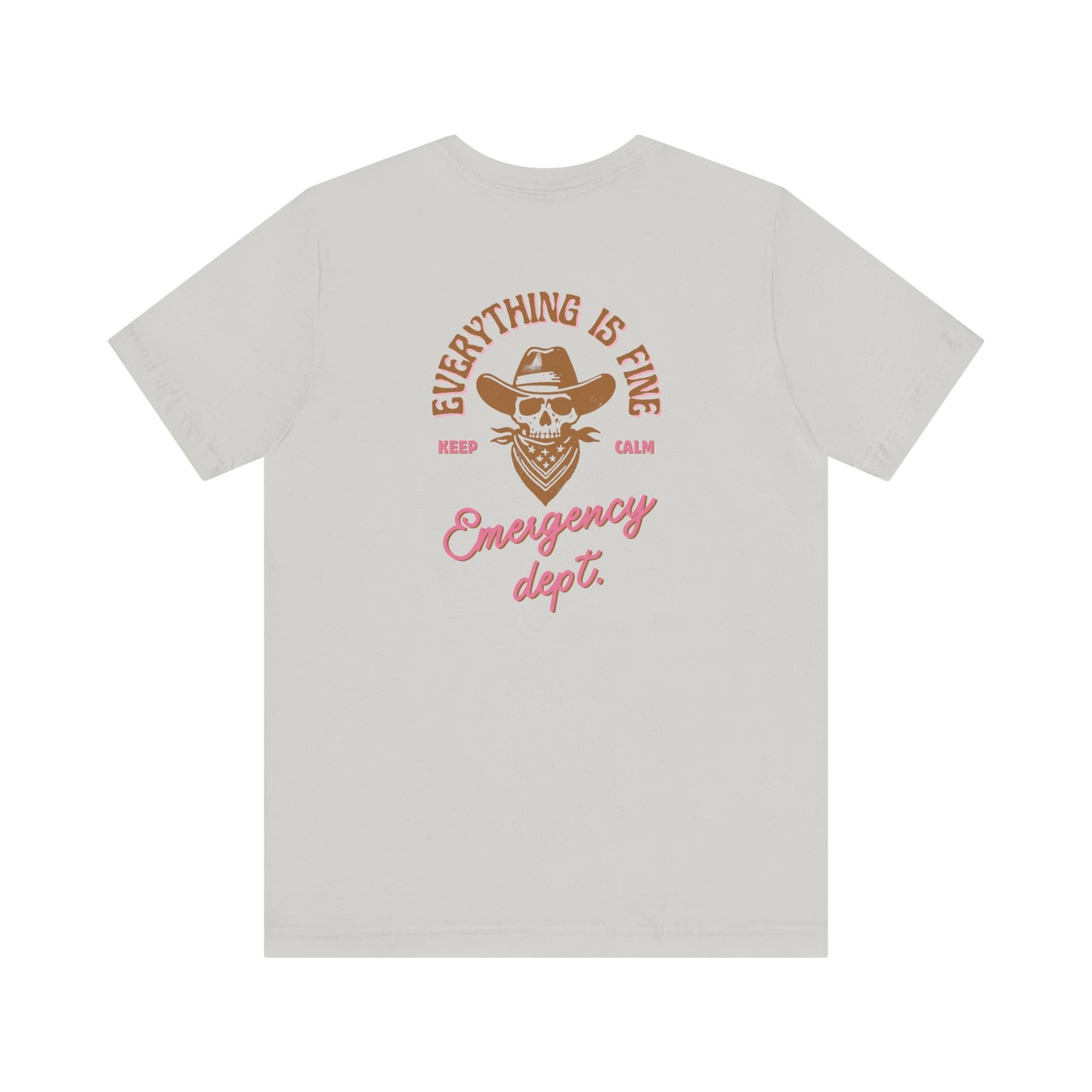 Vintage Graphic Tee| Emergency department | shirts for Nurses| ED Tech| ER| Western skeleton shirt