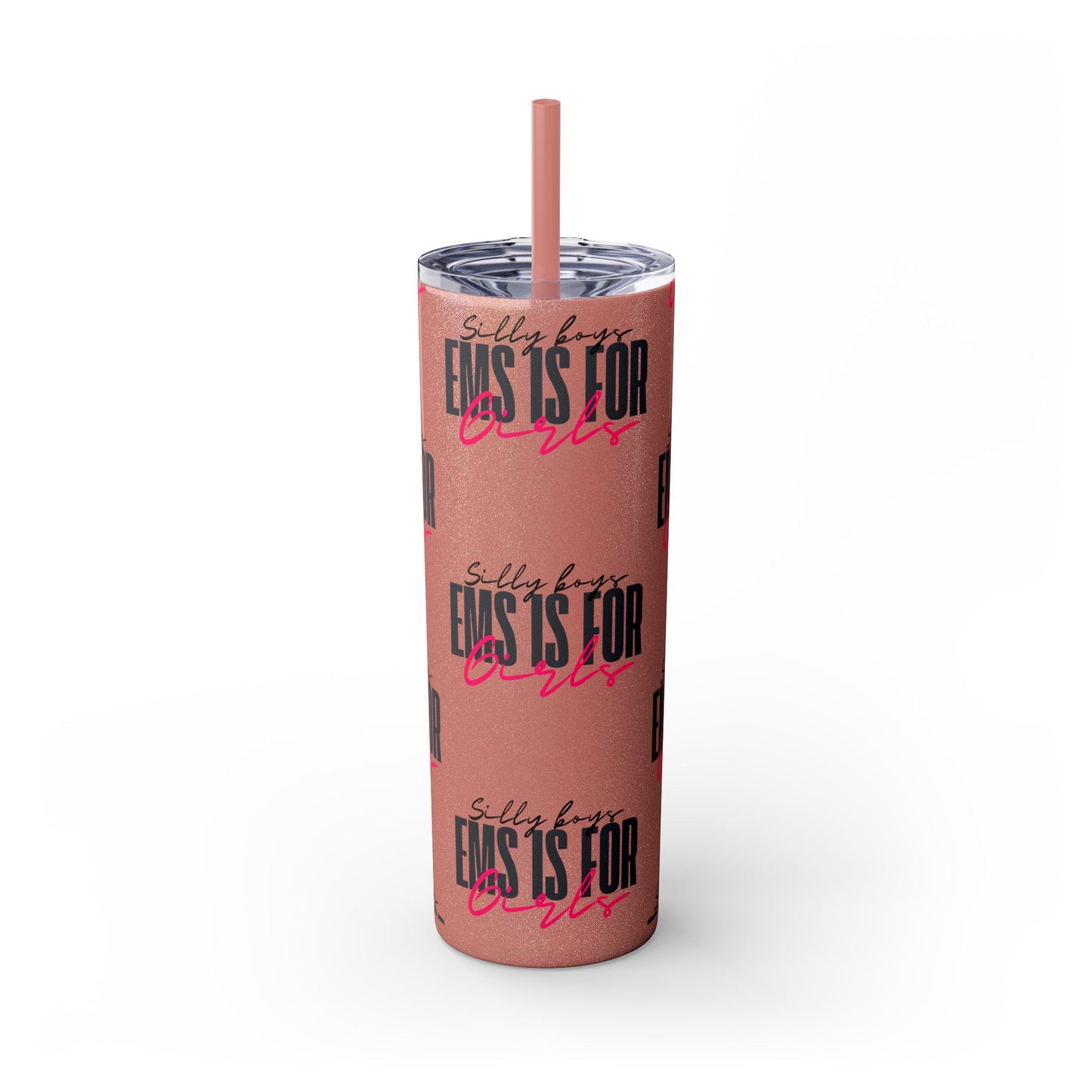 Silly Boys Skinny Tumbler with Straw, 20oz - Perfect Gift for EMT & Paramedics Celebrations