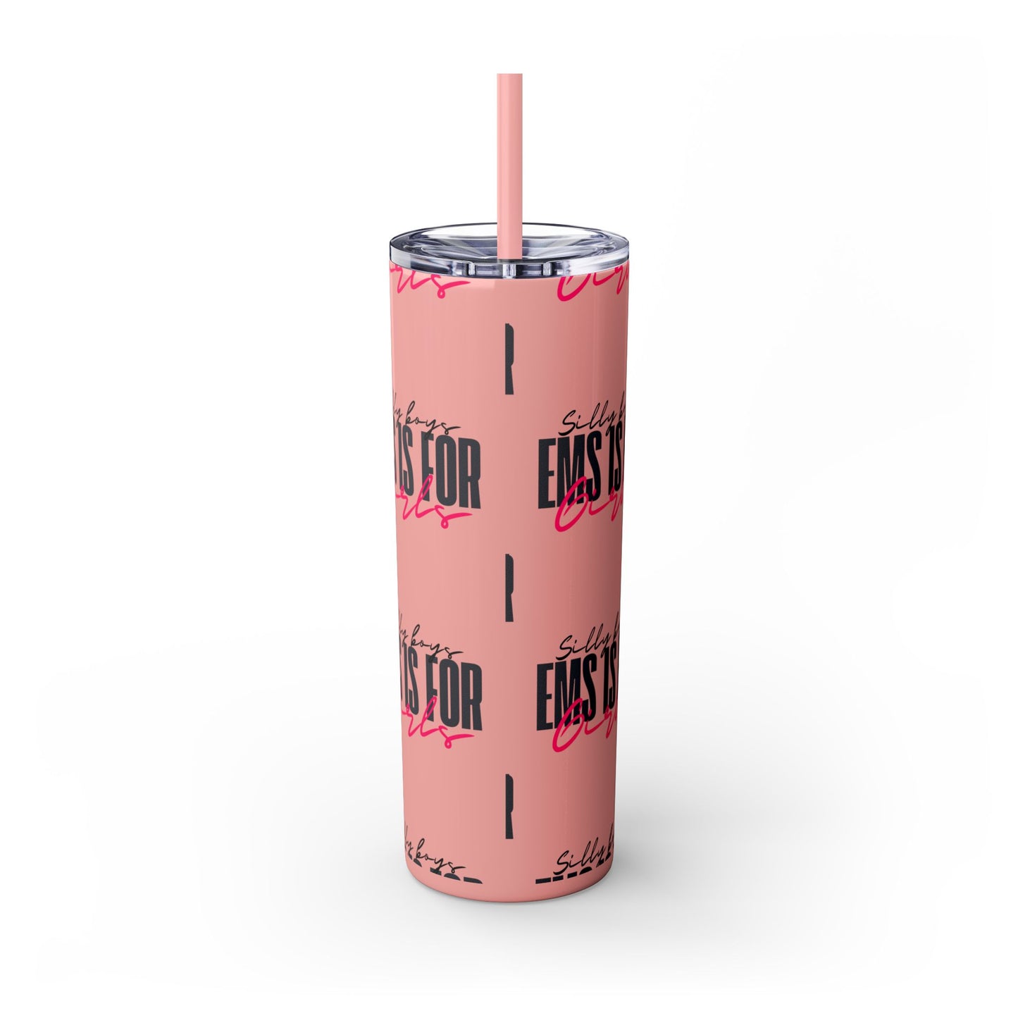 Silly Boys Skinny Tumbler with Straw, 20oz - Perfect Gift for EMT & Paramedics Celebrations