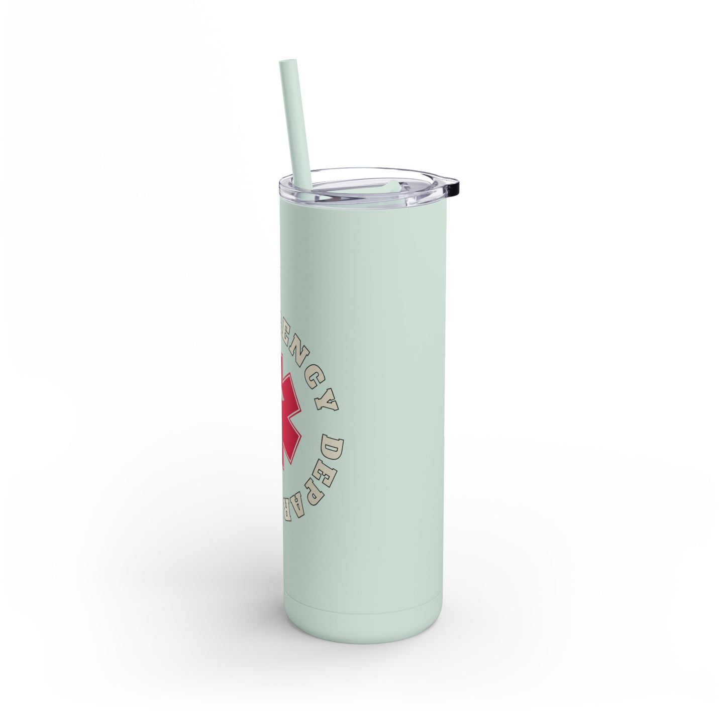 Emergency Department | EMS 20oz Skinny Tumbler - Matte Black
