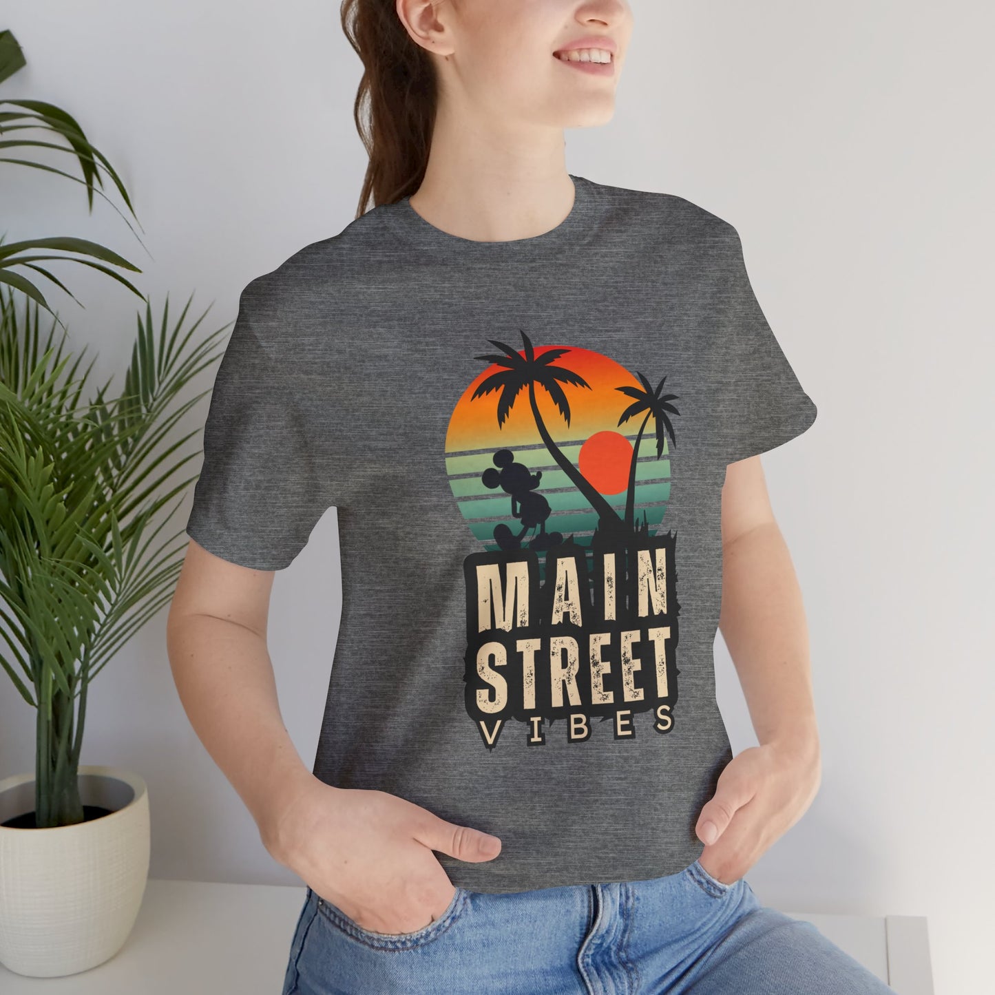 Main Street Vibes| Disneyland Tshirt| DisneyWorld| Unisex Graphic Tee| Vacation shirt