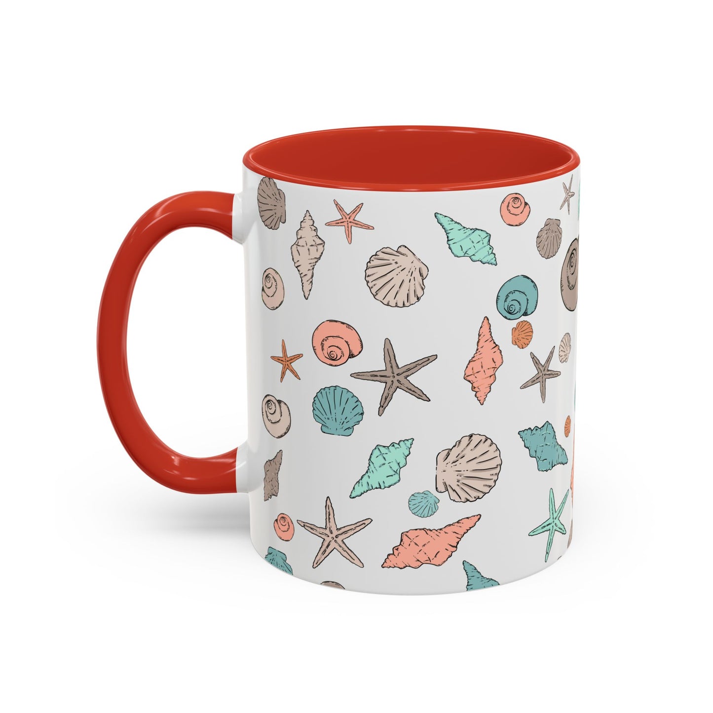 Coastal Seashell Accent Coffee Mug - 11oz & 15oz