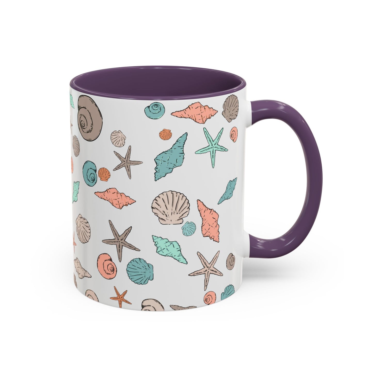 Coastal Seashell Accent Coffee Mug - 11oz & 15oz