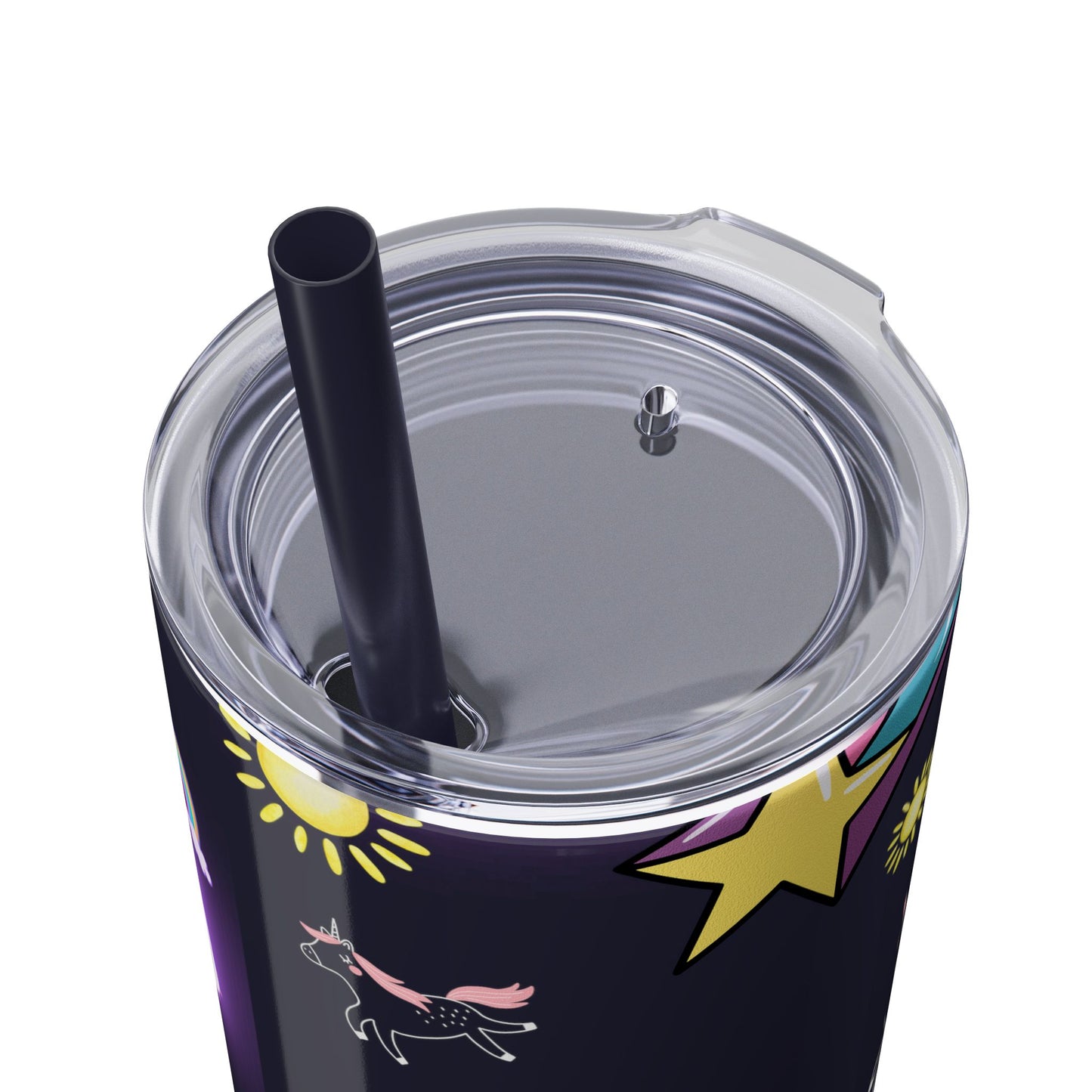 Living the Dream Skinny Tumbler with Straw - 20oz Inspirational Drinkware funny gift for nurses, EMT’s, paramedics, teachers