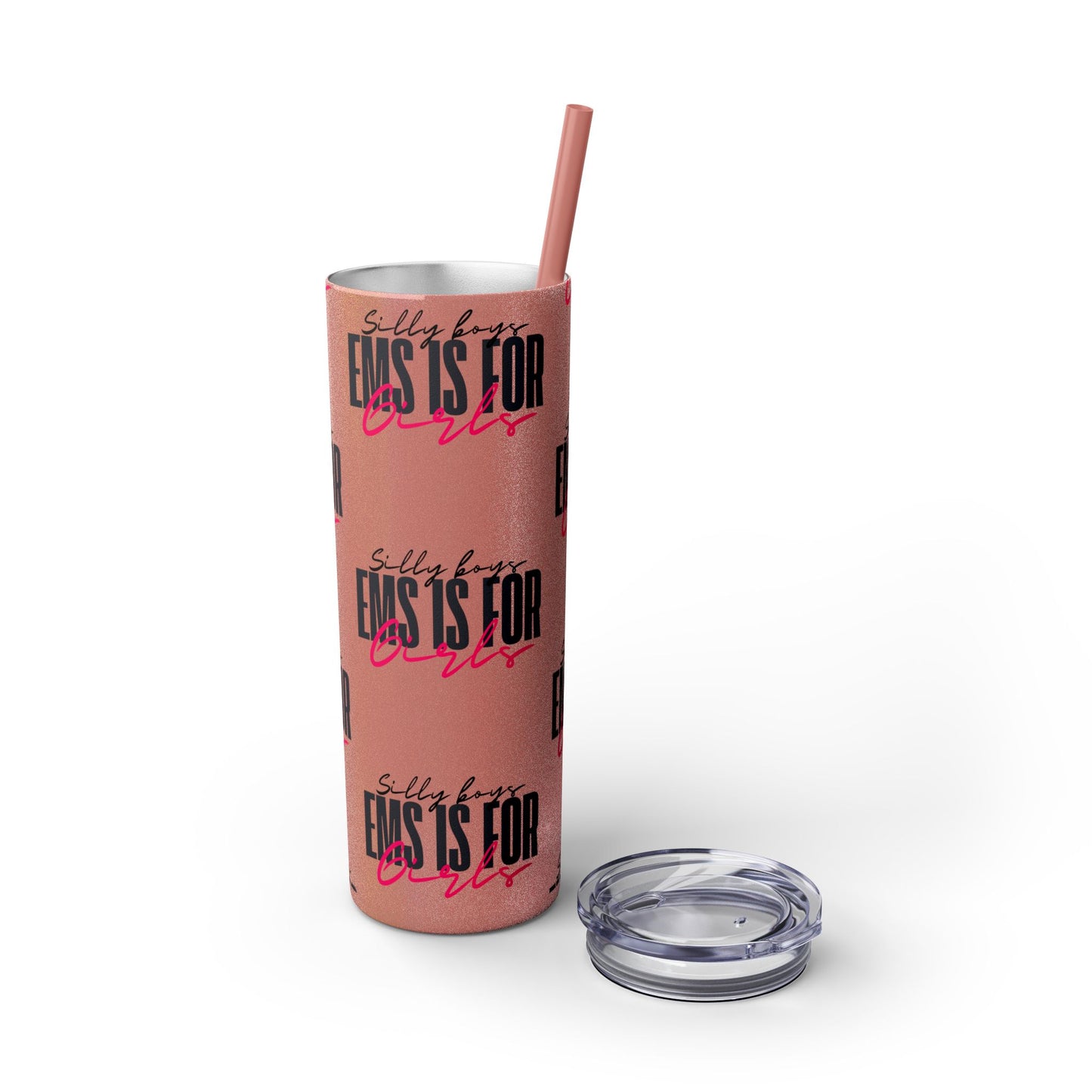 Silly Boys Skinny Tumbler with Straw, 20oz - Perfect Gift for EMT & Paramedics Celebrations