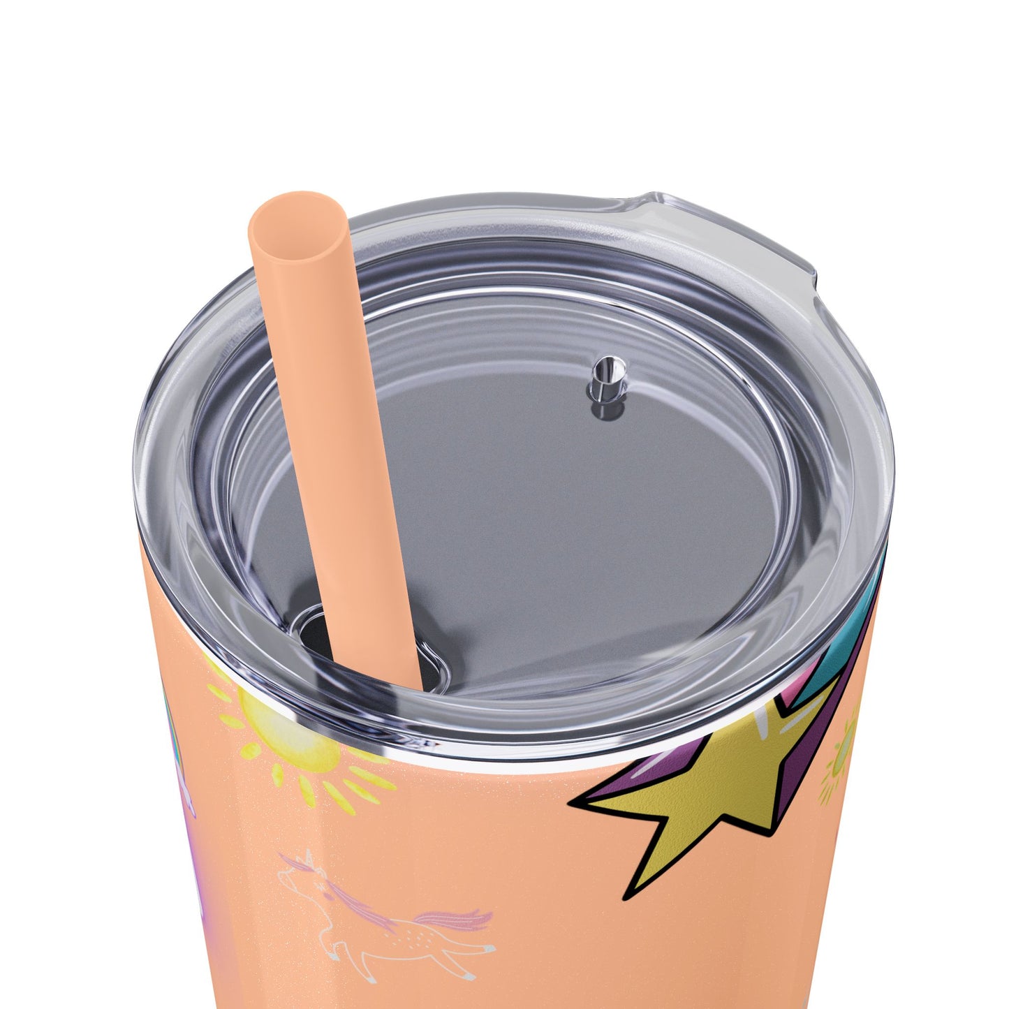 Living the Dream Skinny Tumbler with Straw - 20oz Inspirational Drinkware funny gift for nurses, EMT’s, paramedics, teachers