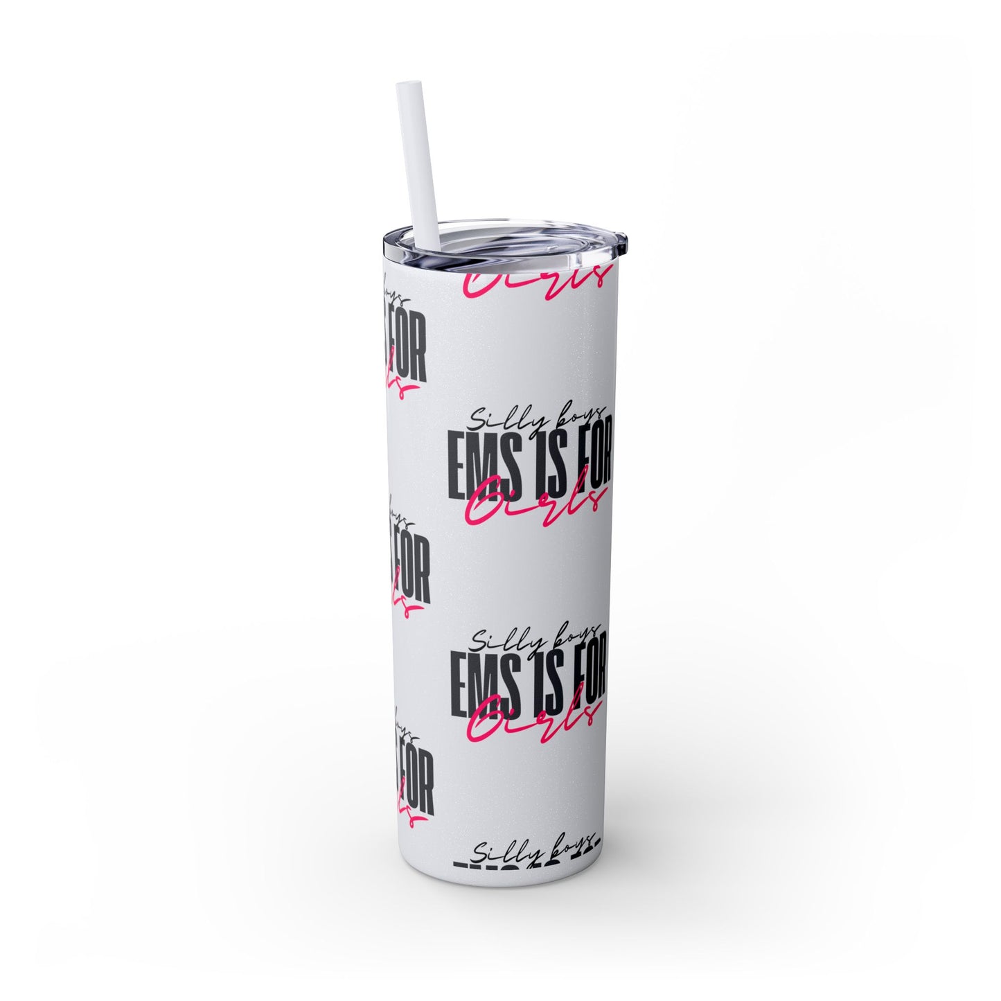 Silly Boys Skinny Tumbler with Straw, 20oz - Perfect Gift for EMT & Paramedics Celebrations