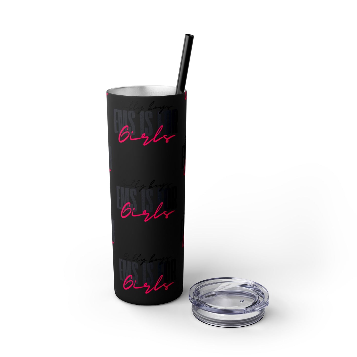 Silly Boys Skinny Tumbler with Straw, 20oz - Perfect Gift for EMT & Paramedics Celebrations