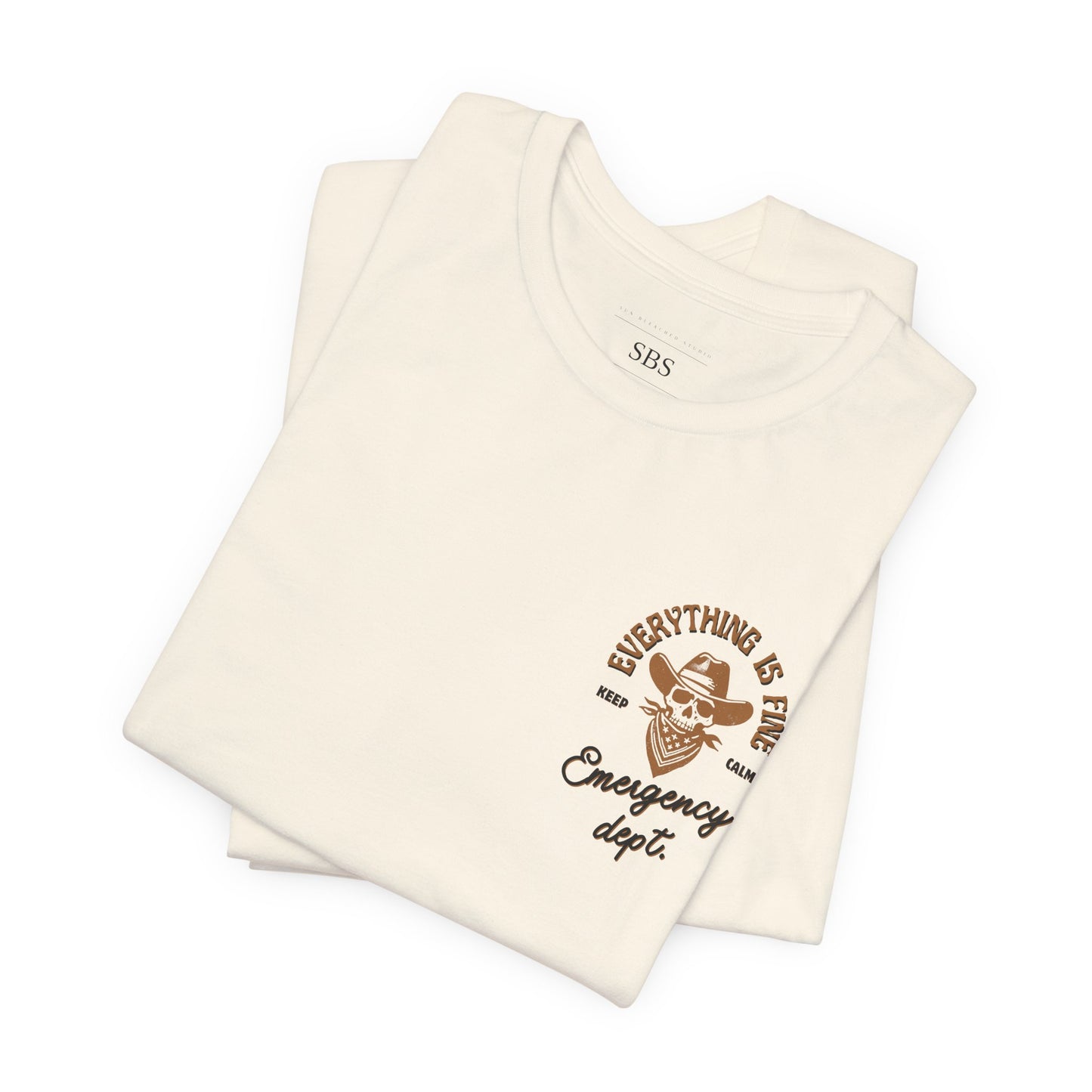 “Everything Is Fine” t Shirt| Emergency Department shirt| nurse shirt| Hospital Staff shirt| Paramedic| ED Tech|