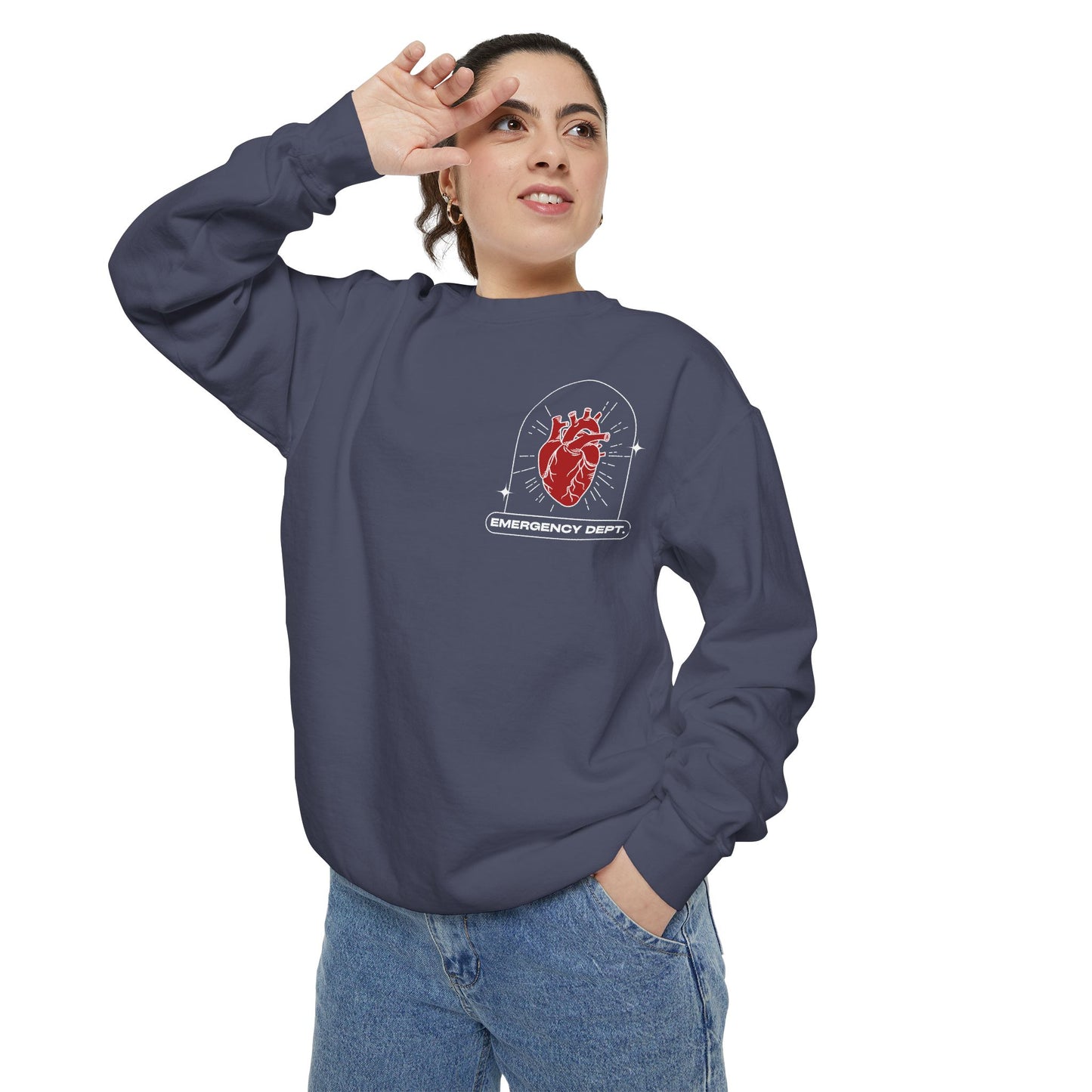 Emergency room sweatshirt| sweatshirt for nurses | emergency dept.