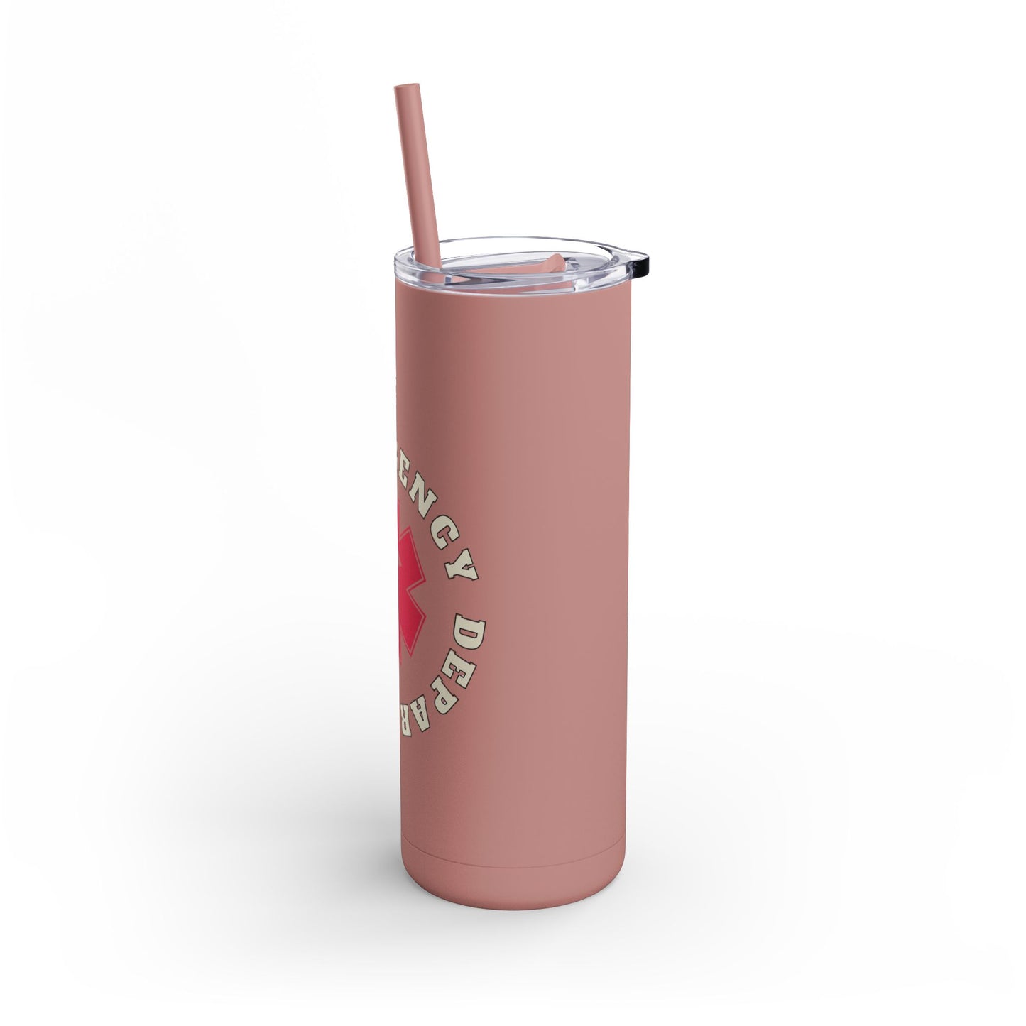 Emergency Department | EMS 20oz Skinny Tumbler - Matte Black