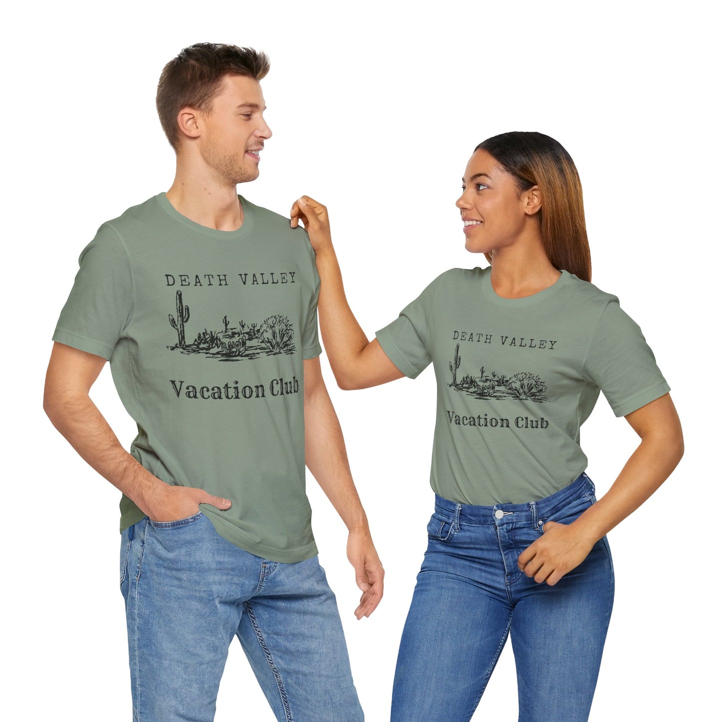 Death Valley Vacation Club Unisex Tee - Casual Cactus Graphic T-Shirt