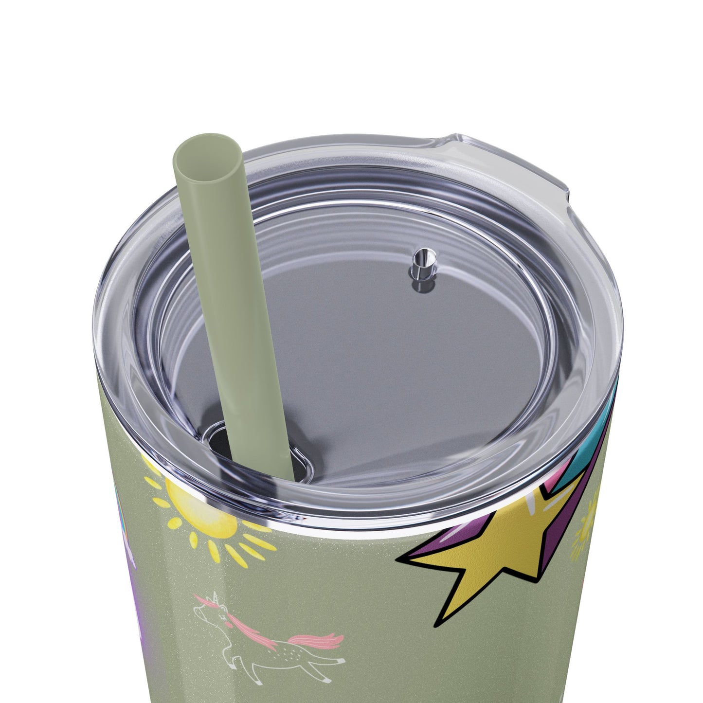 Living the Dream Skinny Tumbler with Straw - 20oz Inspirational Drinkware funny gift for nurses, EMT’s, paramedics, teachers