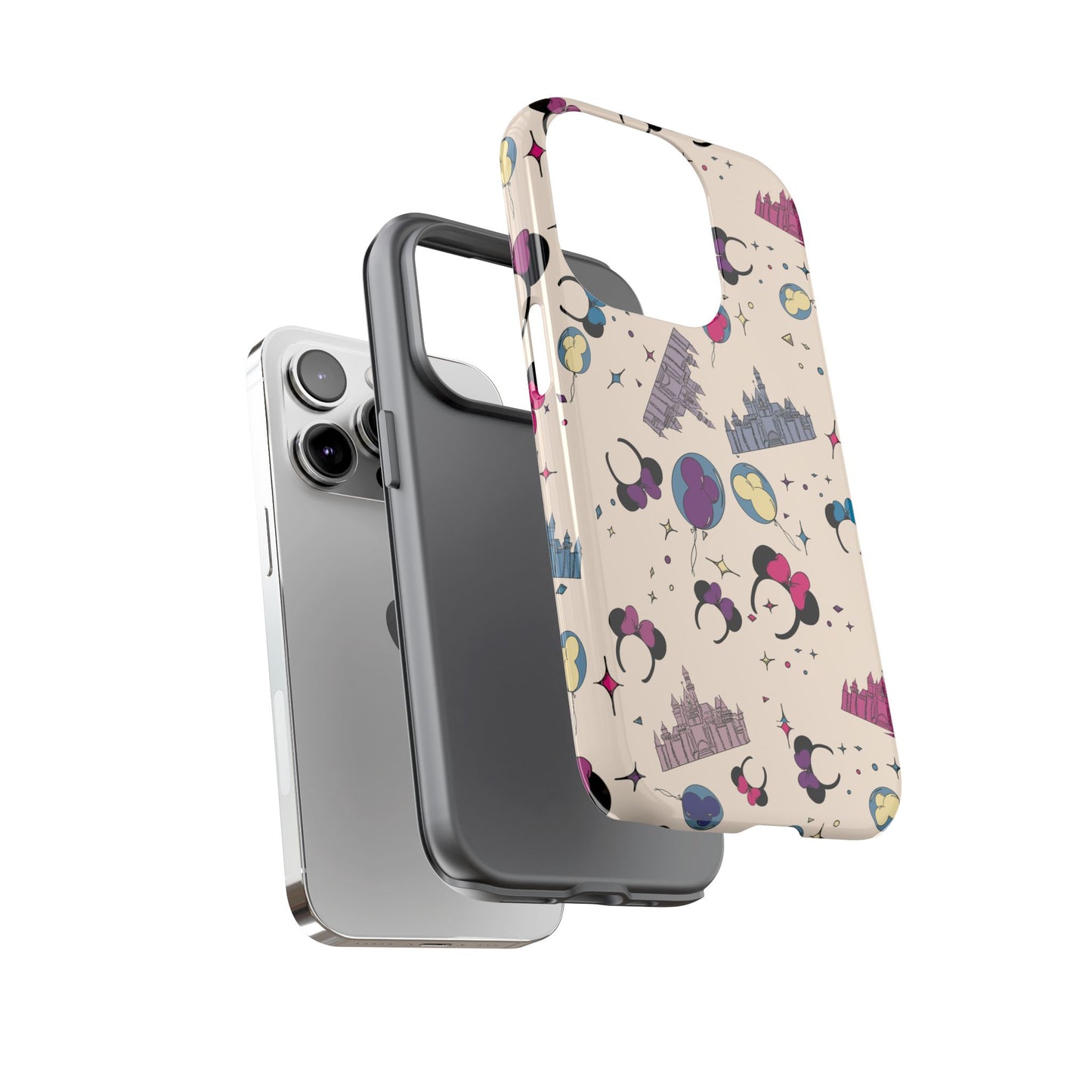 Whimsical Phone Case - Colorful Disney-Inspired Design