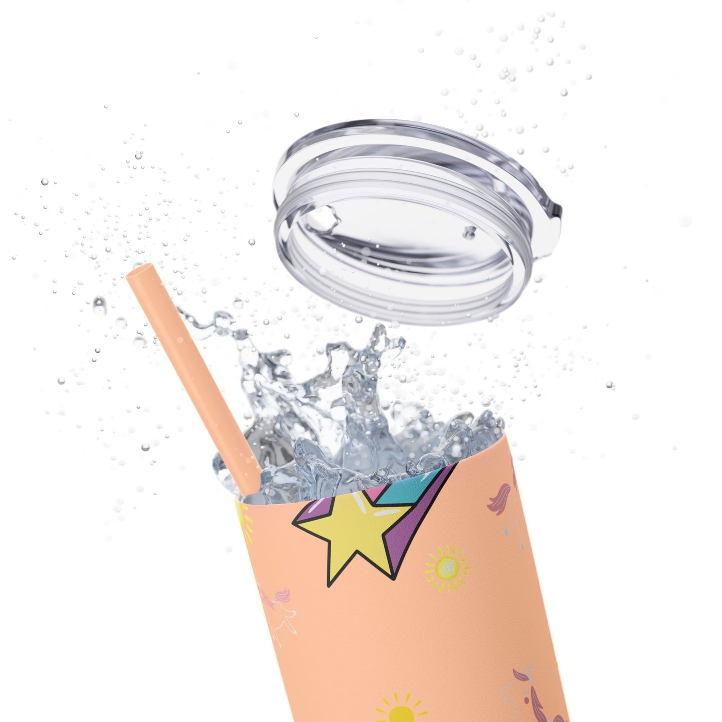 Living the Dream Skinny Tumbler with Straw - 20oz Inspirational Drinkware funny gift for nurses, EMT’s, paramedics, teachers