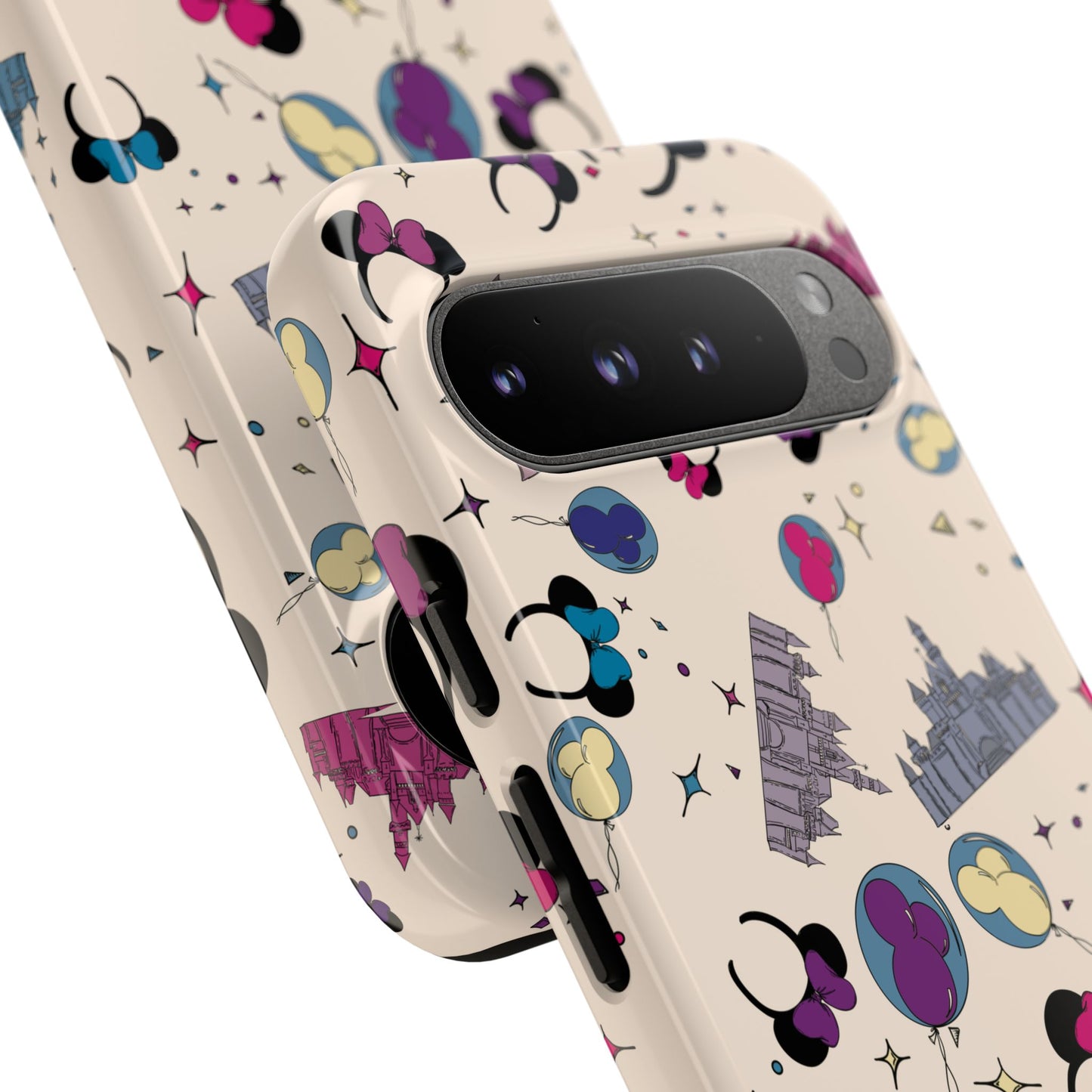 Whimsical Phone Case - Colorful Disney-Inspired Design