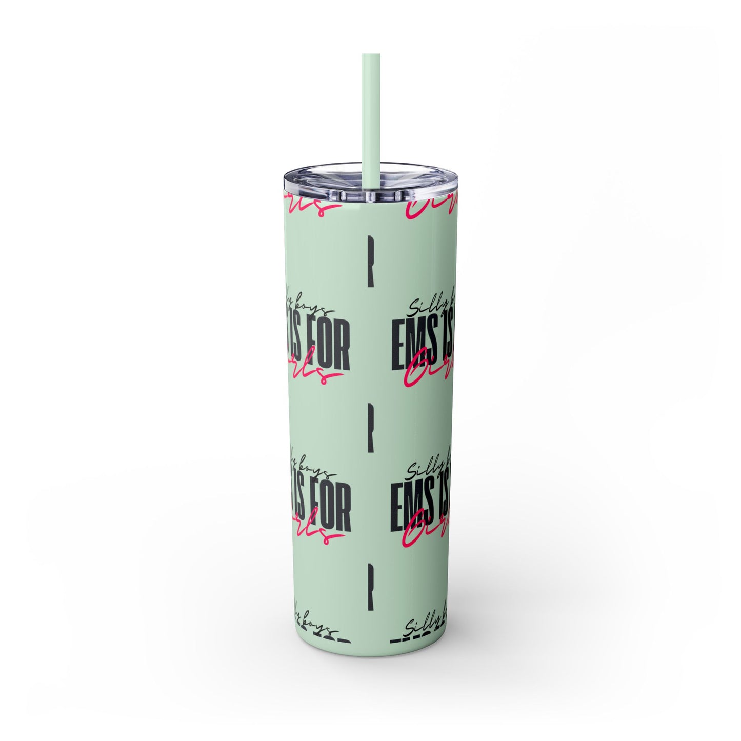 Silly Boys Skinny Tumbler with Straw, 20oz - Perfect Gift for EMT & Paramedics Celebrations