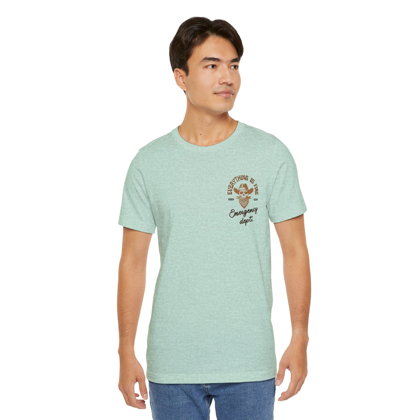 “Everything Is Fine” t Shirt| Emergency Department shirt| nurse shirt| Hospital Staff shirt| Paramedic| ED Tech|