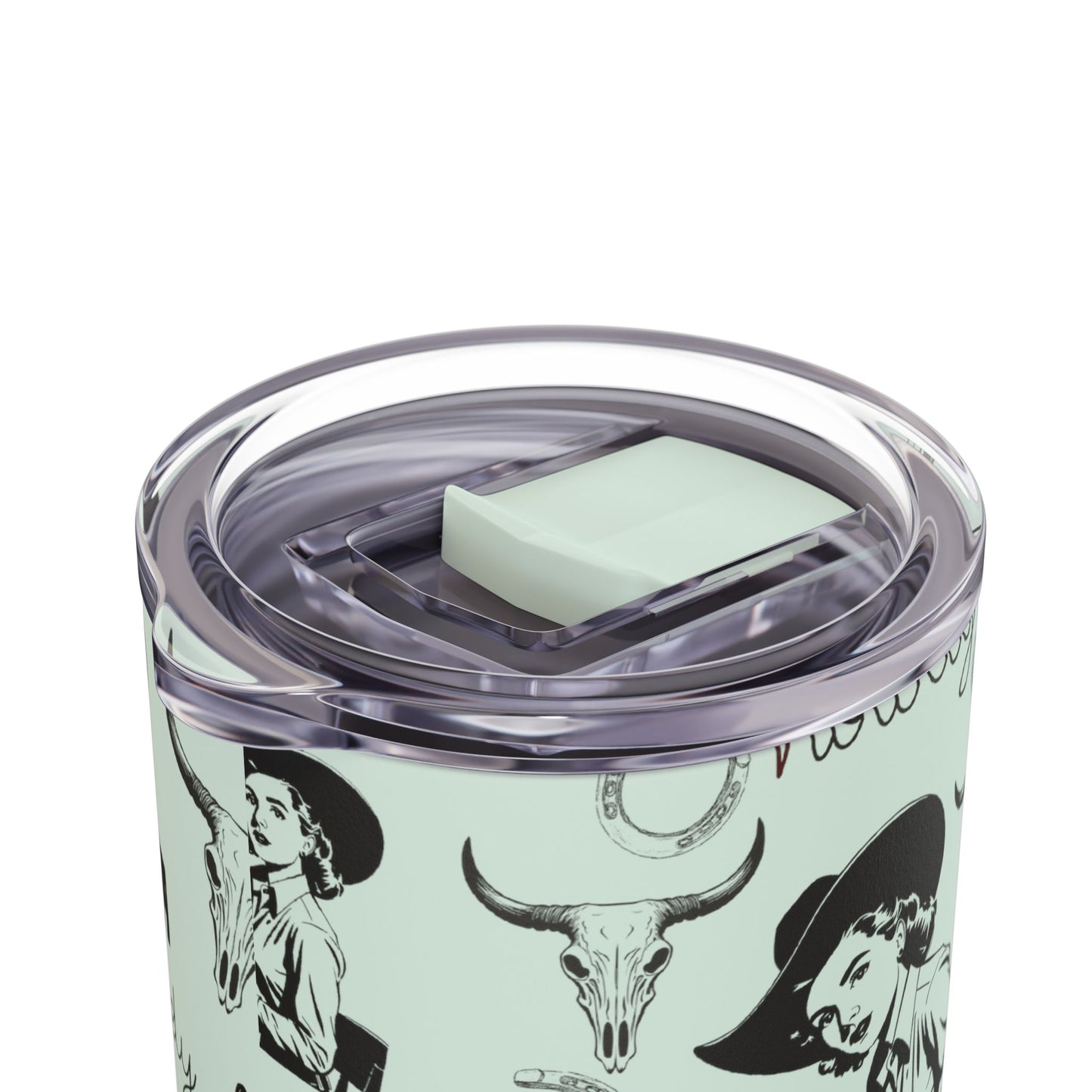 Stylish Cowgirl Tumbler - 20oz Travel Mug, Western Decor Drinkware, Gift for Rodeo Lovers, Unique Cactus Cup, Summer Accessory