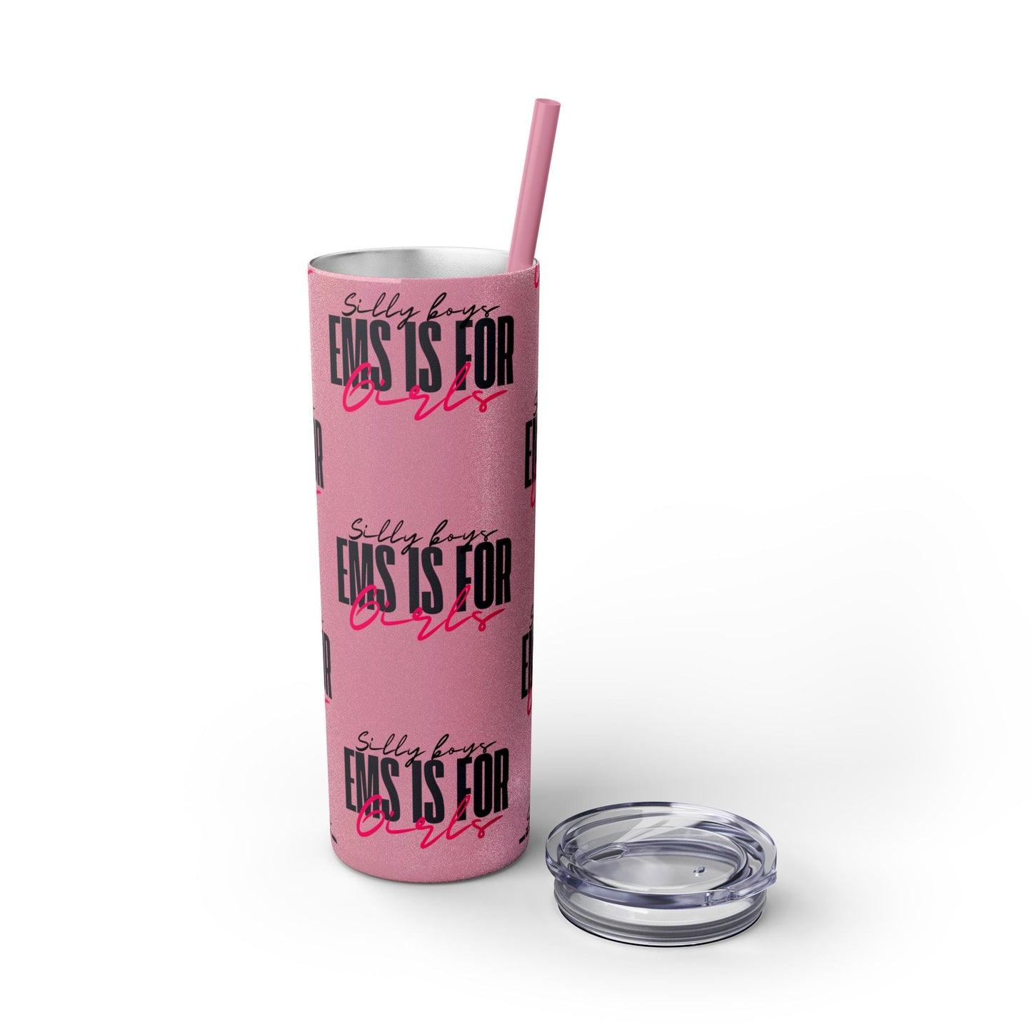 Silly Boys Skinny Tumbler with Straw, 20oz - Perfect Gift for EMT & Paramedics Celebrations