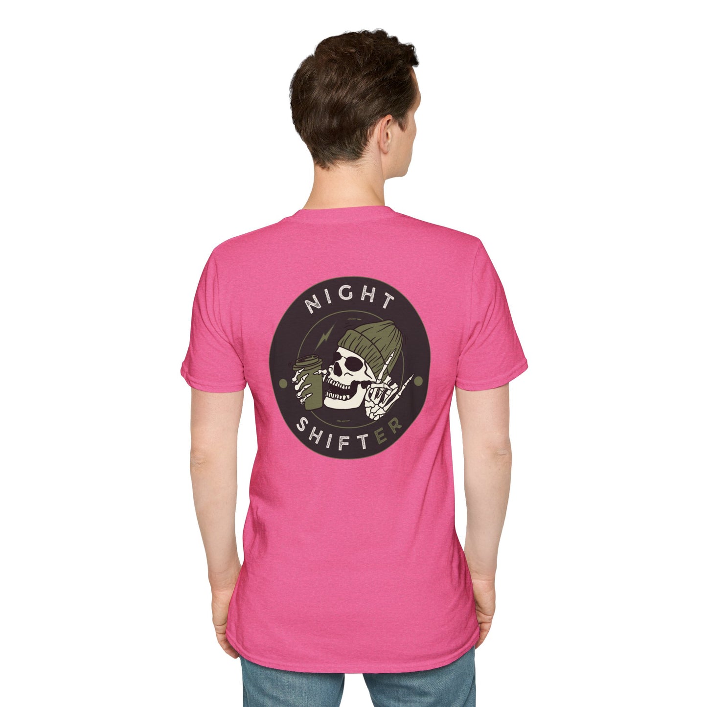 Night Shifter Skull T-Shirt | Unisex graphic tee for nurses| EMT | Paramedic| Spooky Vibes