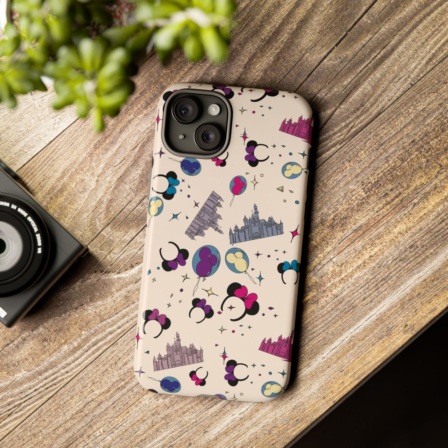 Whimsical Phone Case - Colorful Disney-Inspired Design