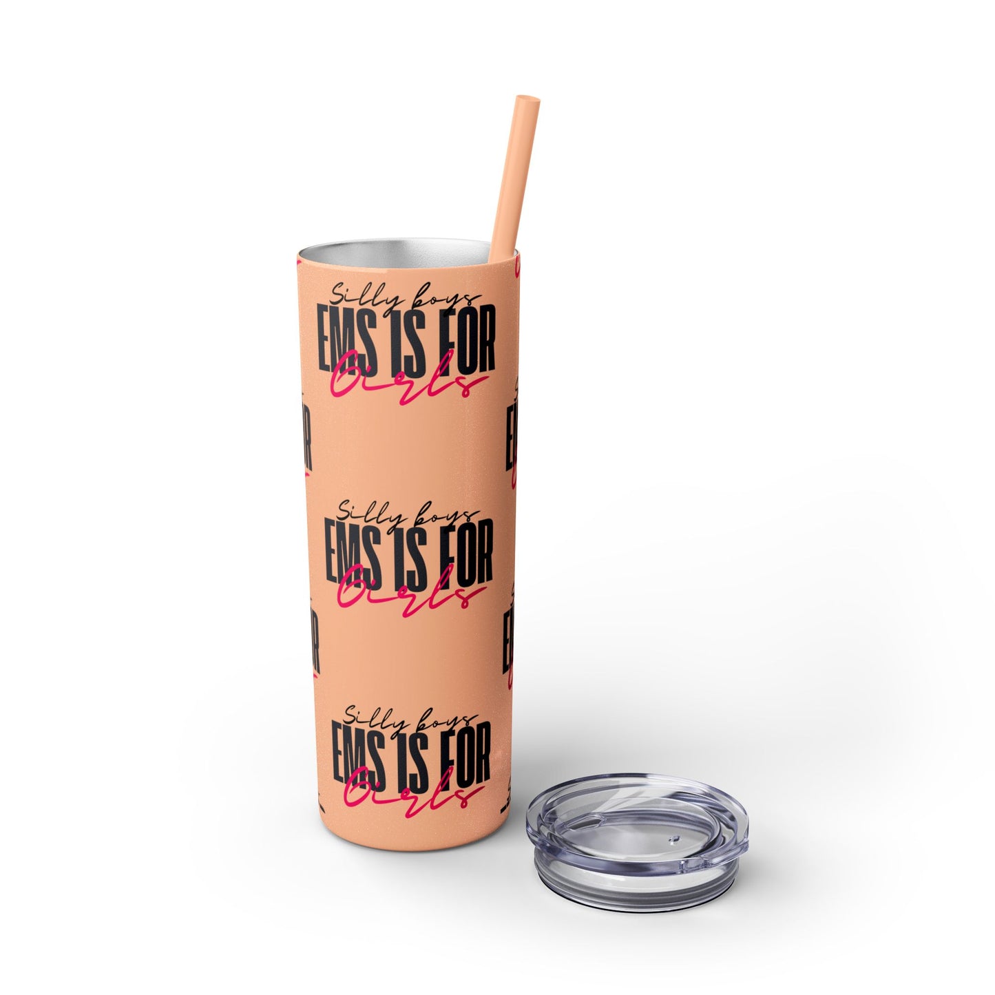 Silly Boys Skinny Tumbler with Straw, 20oz - Perfect Gift for EMT & Paramedics Celebrations
