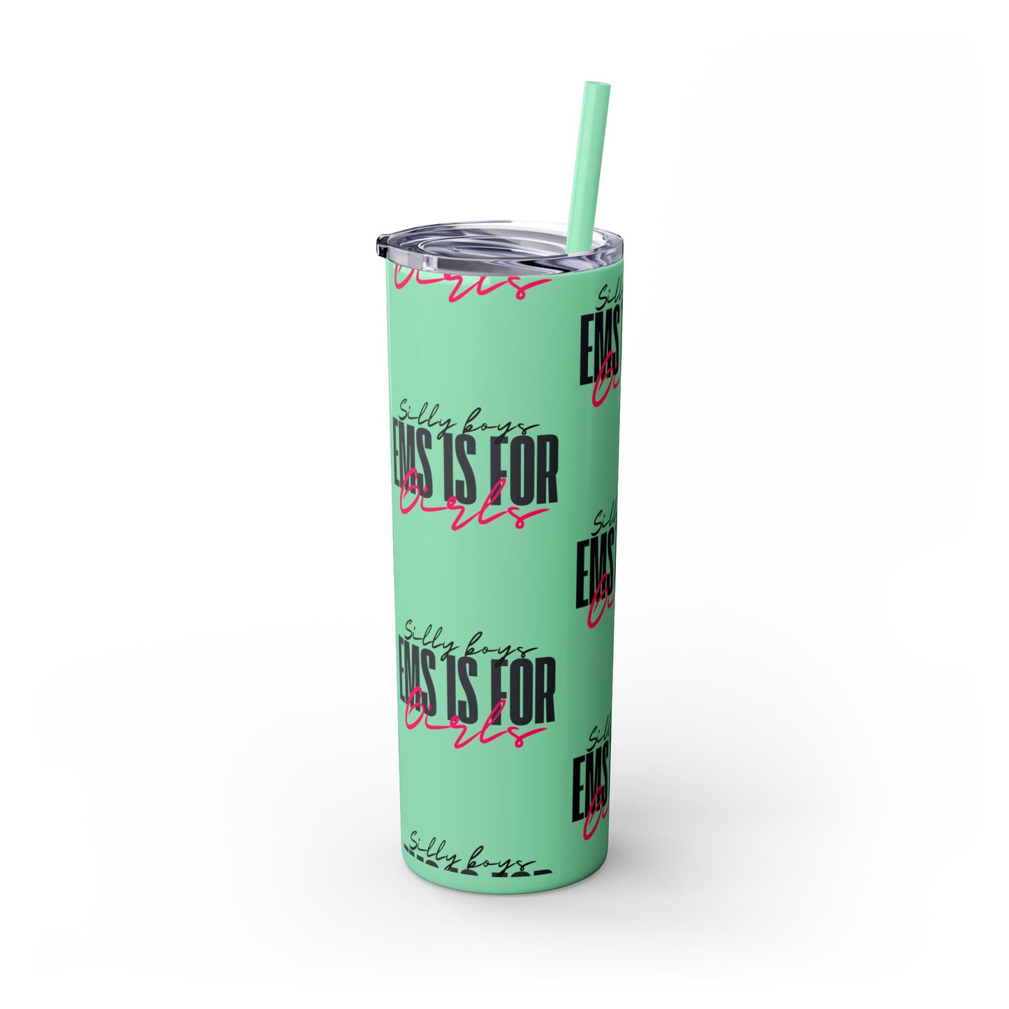 Silly Boys Skinny Tumbler with Straw, 20oz - Perfect Gift for EMT & Paramedics Celebrations