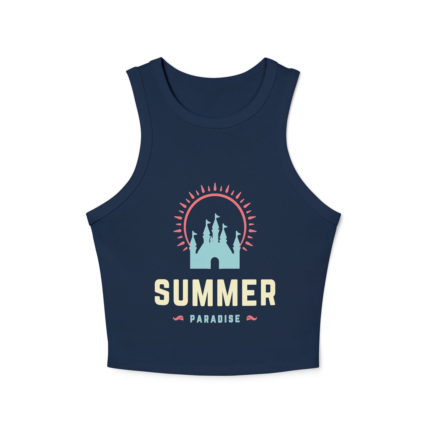 Retro Mickey Mouse Racer Tank Top - Perfect for Summer Vibes